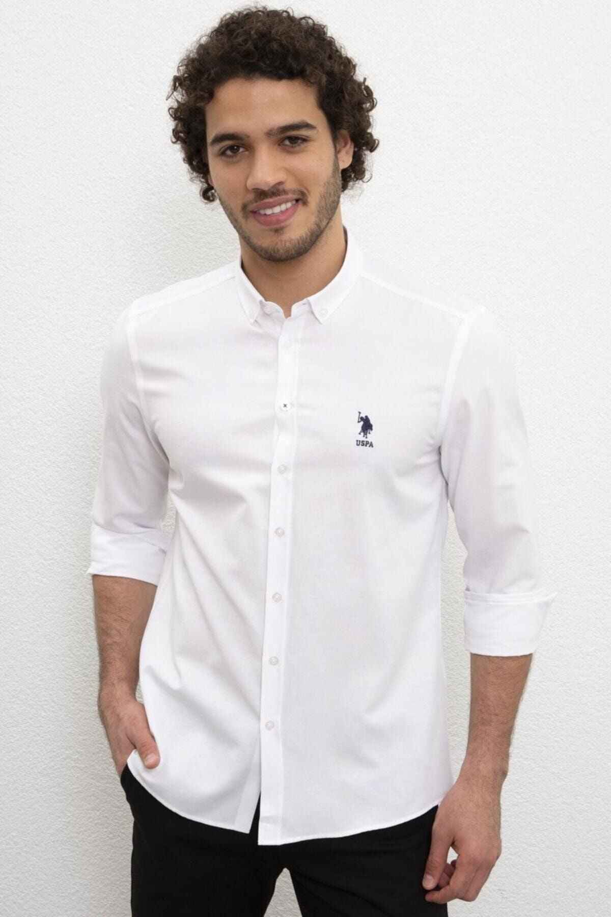 پیراهن مردانه ساکس آبی