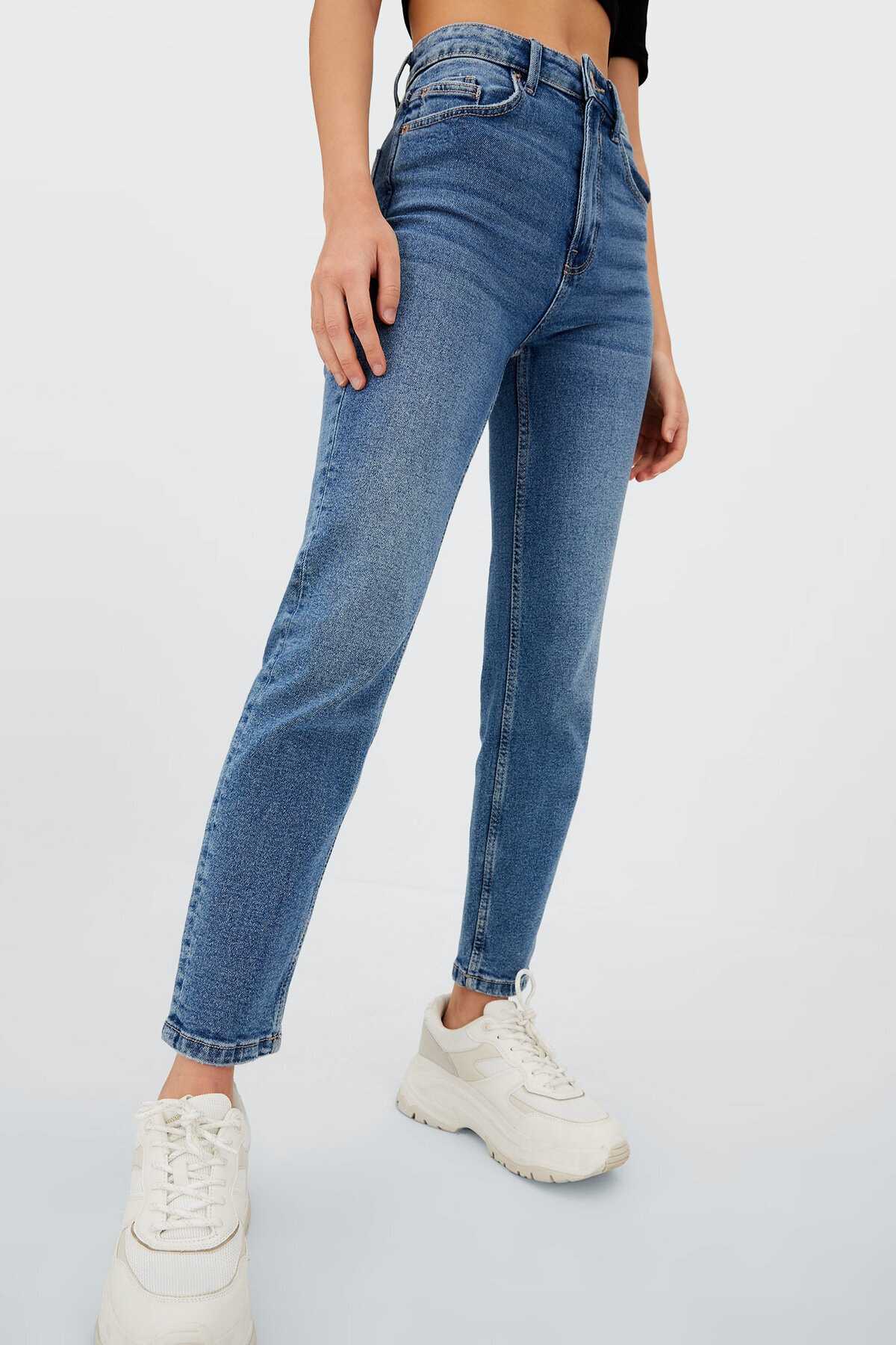 مامان ژان لباس باریک آبی زنانه