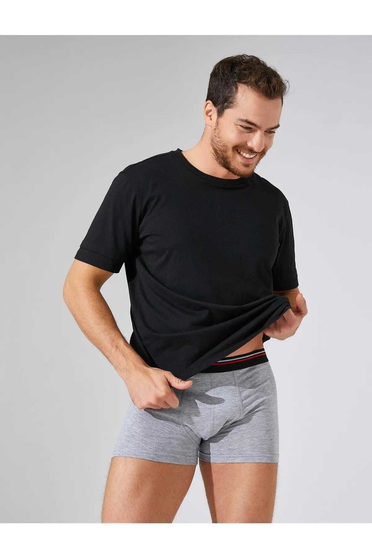 3 بسته باکسر طرح دار پنبه ای