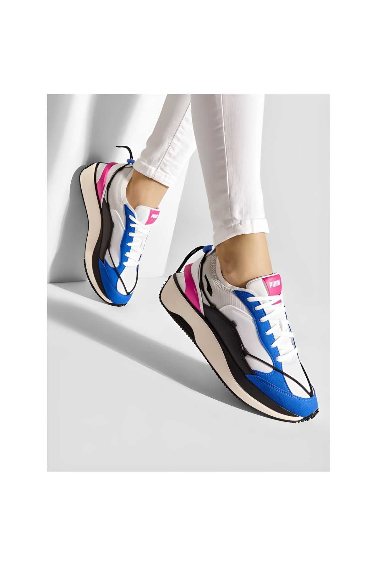 Cruise Rider Lace Wn's White/Blumazing