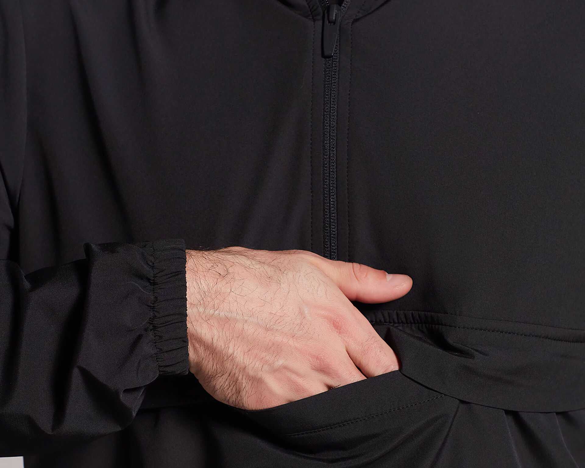سویشرت های معمولی M Micro Collection Smart Detailed Half Zip Jacket