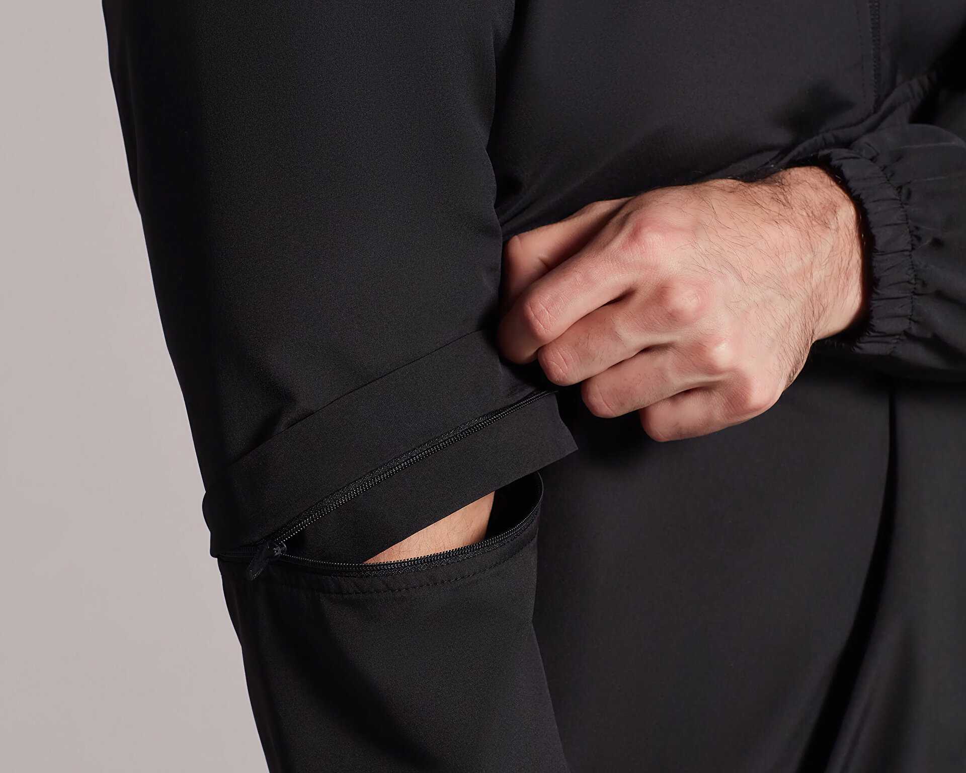 سویشرت های معمولی M Micro Collection Smart Detailed Half Zip Jacket