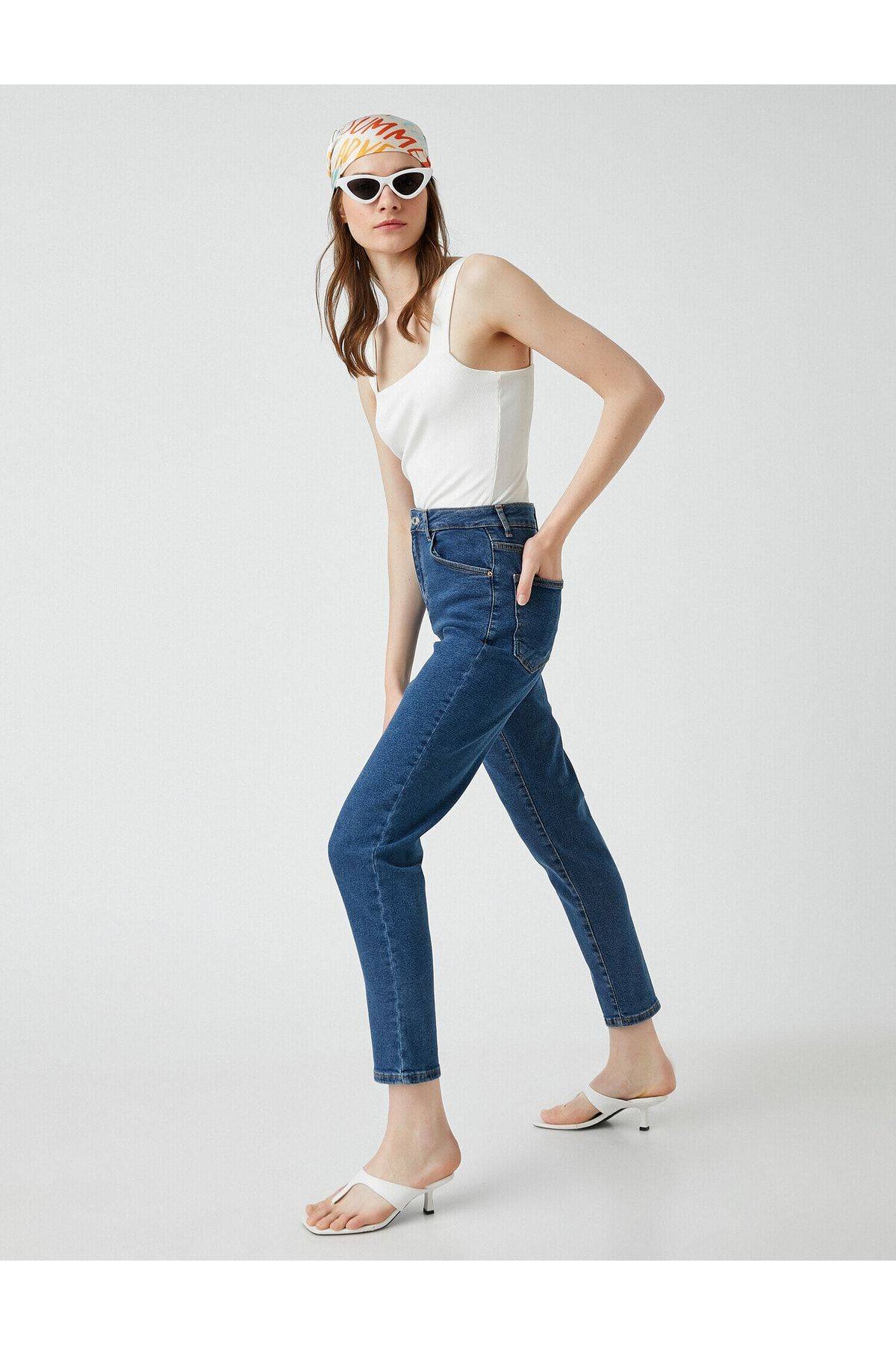 Slim Fit Jeans High Waist - Slim Fit Jean