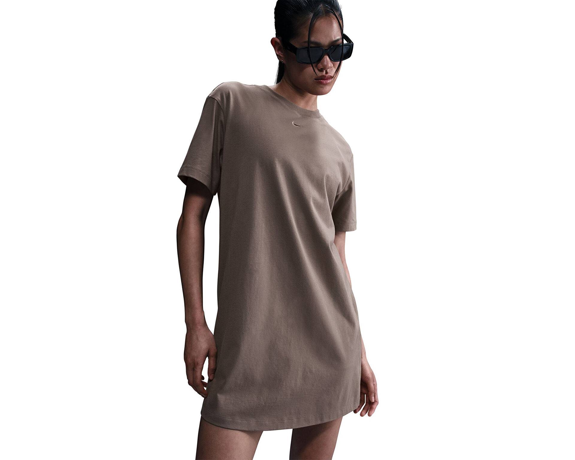 لباس تیشرت روزانه W Nsw Essntl Ss Dress Tshrt