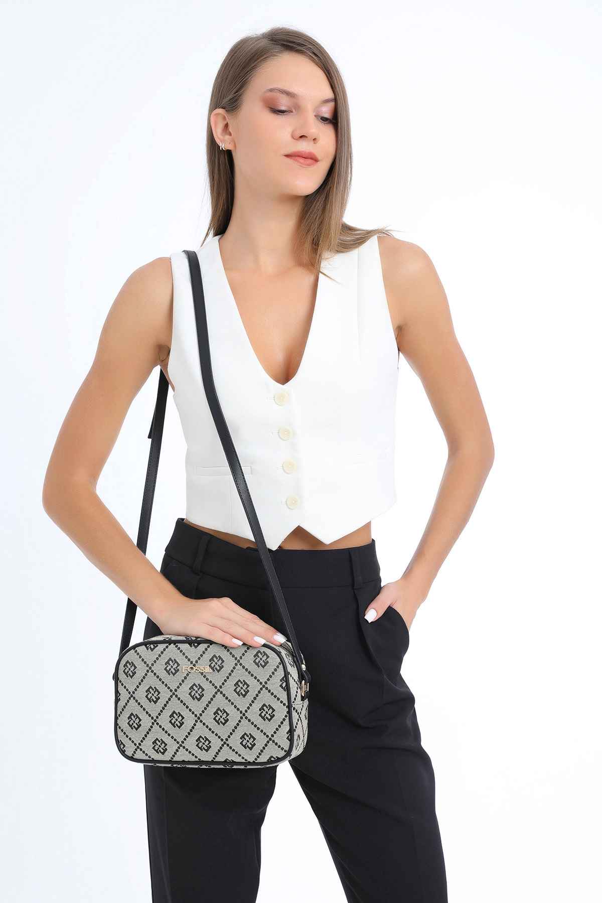 کیف شانه زنانه پودری