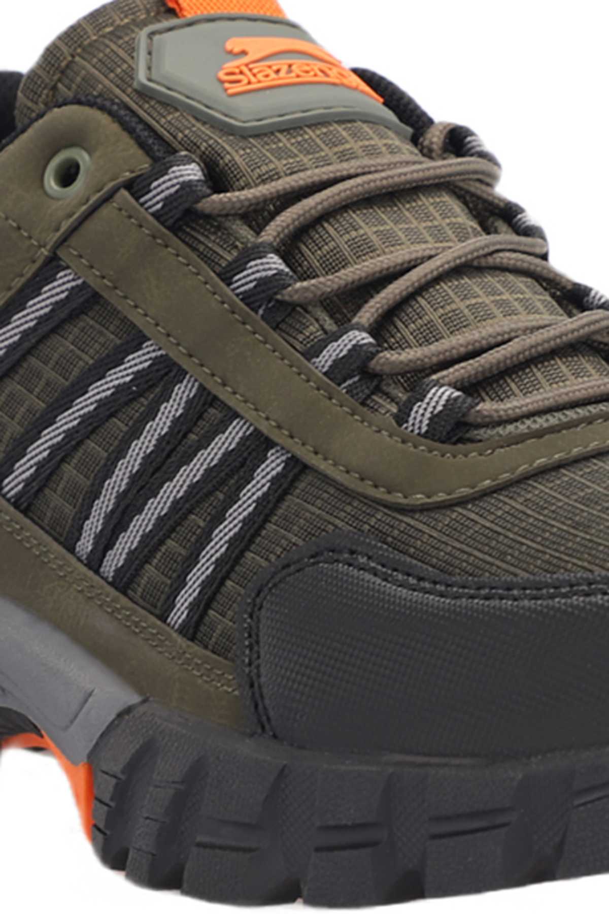 بوت مردانه ZEZE خاکی / نارنجی