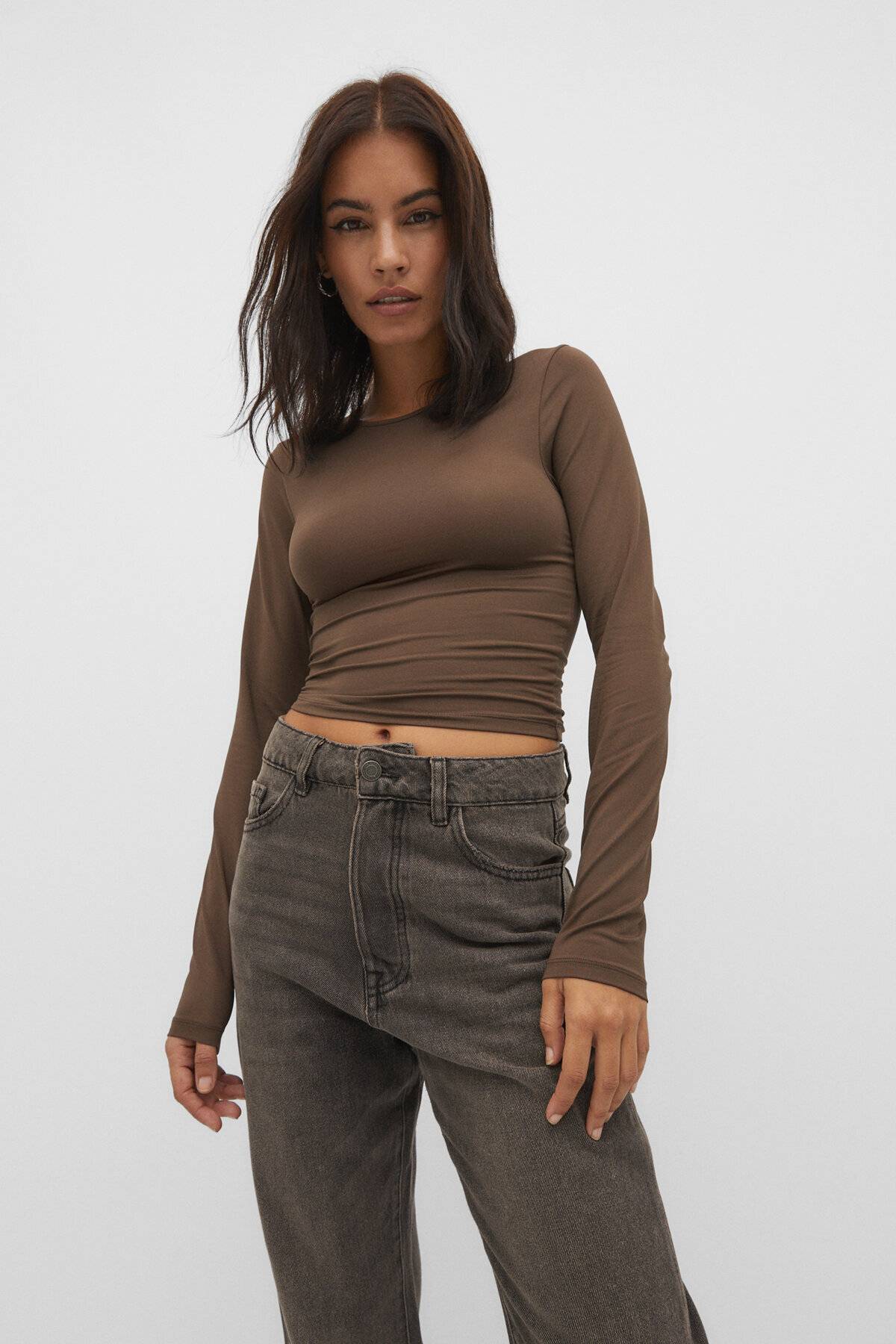 تیشرت پلی آمید آستین بلند