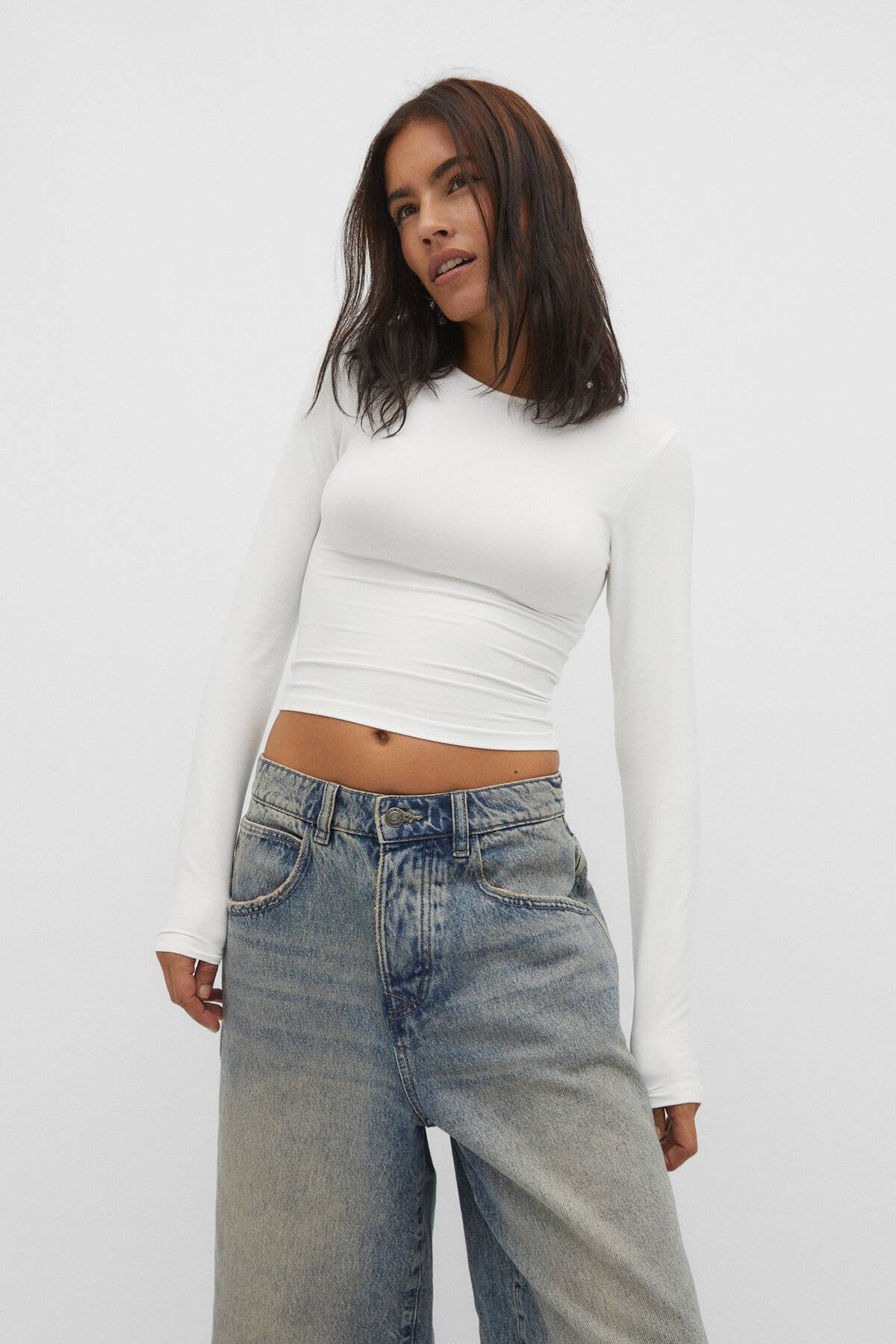 تیشرت پلی آمید آستین بلند