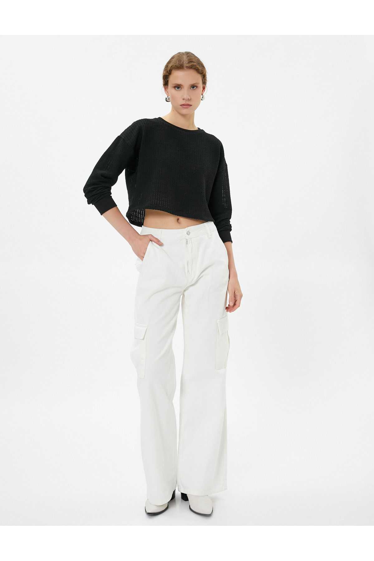 ژاکت روباز Crop Relax Fit