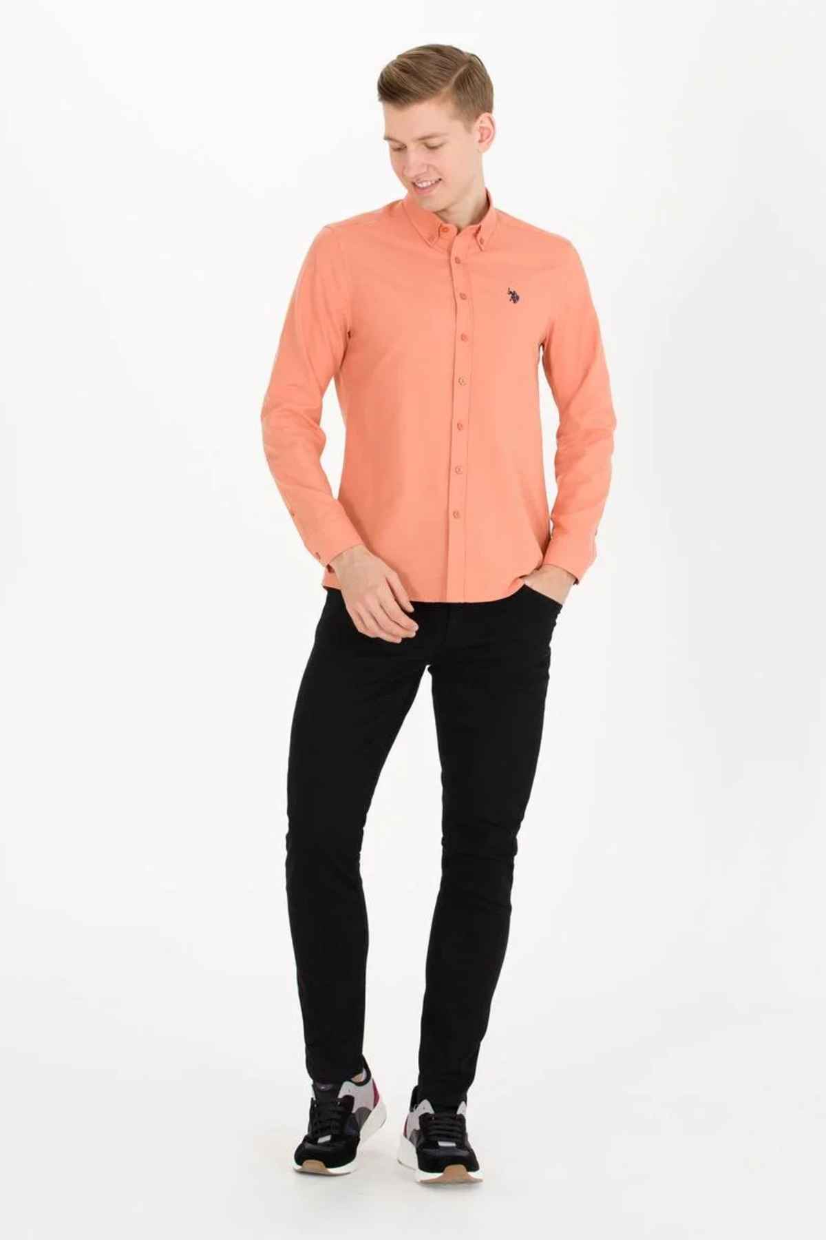 پیراهن آستین بلند مردانه