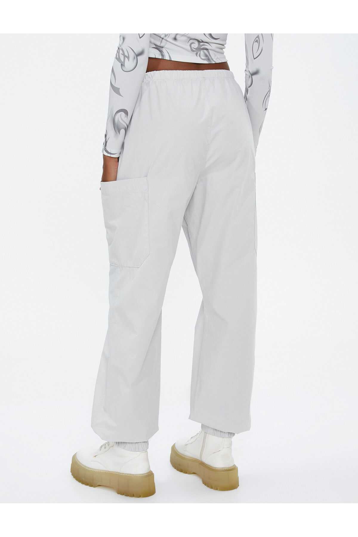 جیب شلوار چتر نجات الاستیک پنبه ای