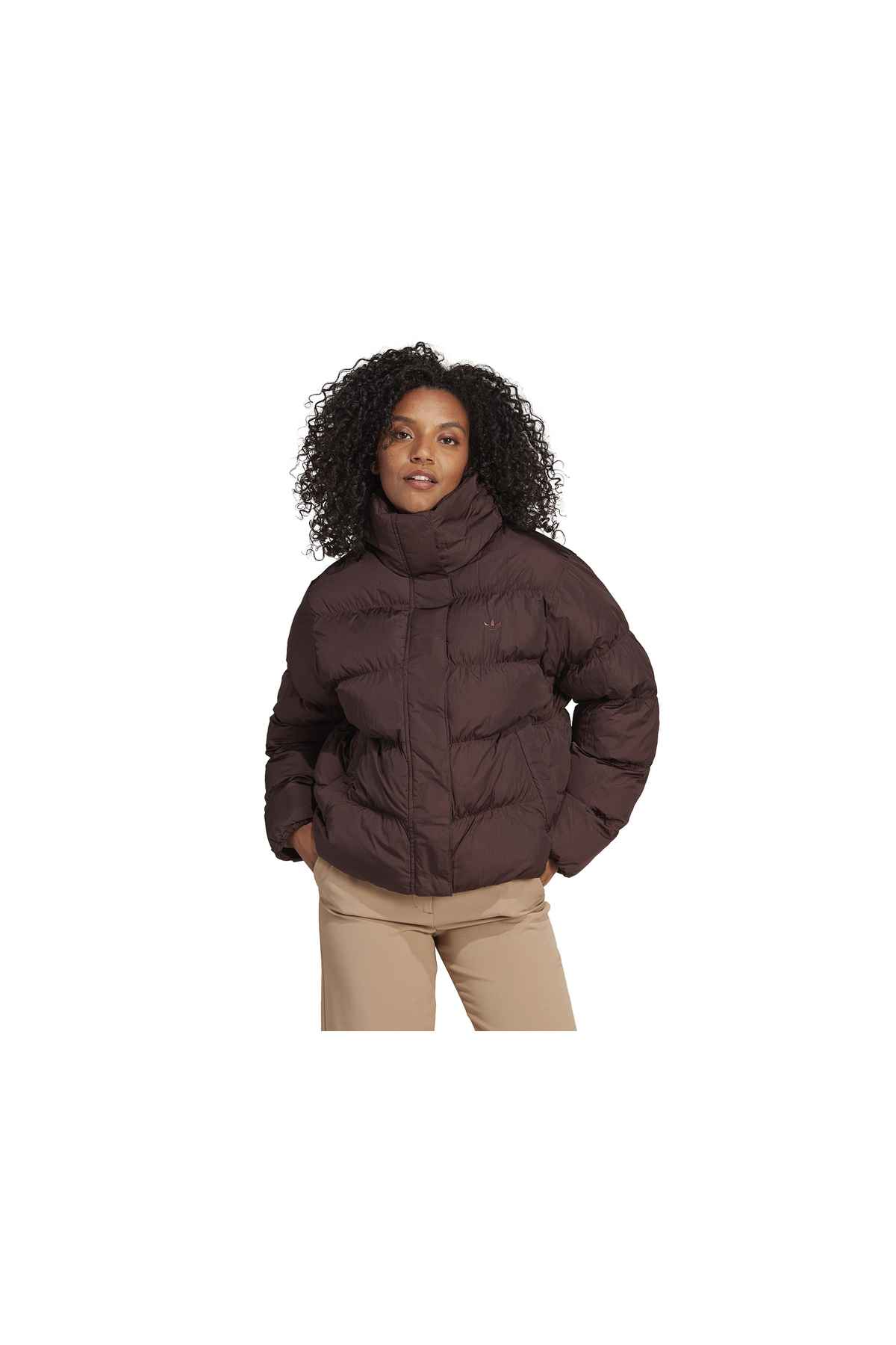 کت کوتاه وگان زنانه Jkt روزانه وگان IJ8235 Claret Red