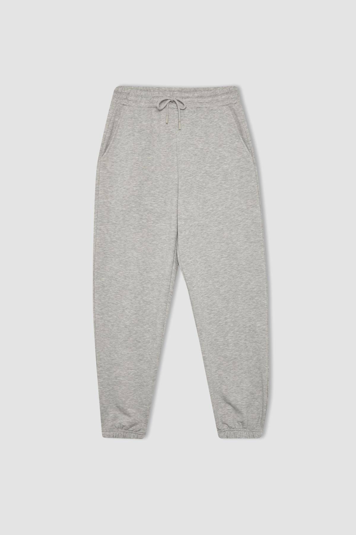 پایین لباس ورزشی بلند پارچه ای ضخیم باندی انعطاف پذیر Jogger Standard Fit