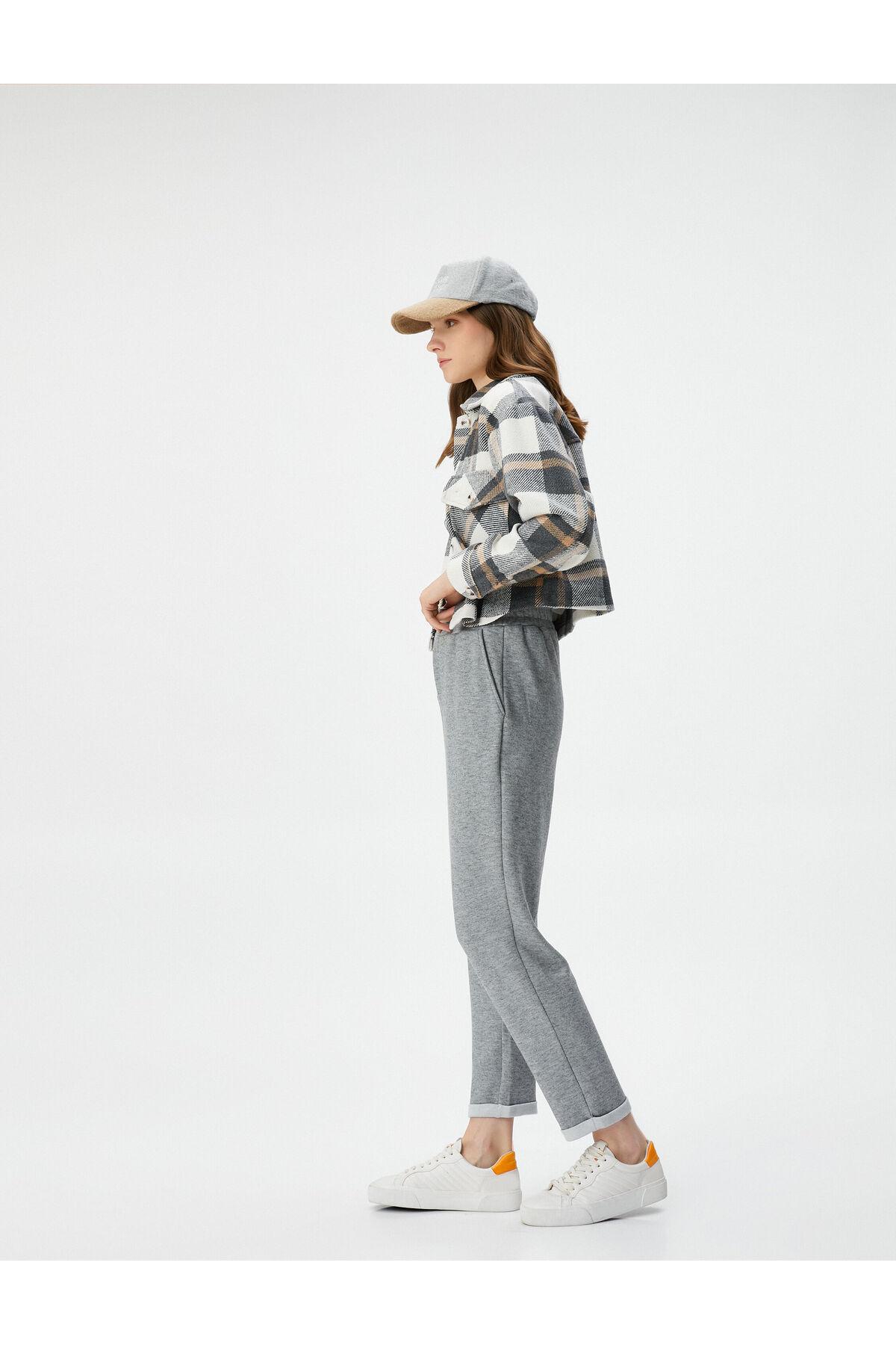 جیب کمر الاستیک شلوار Jogger با جزئیات