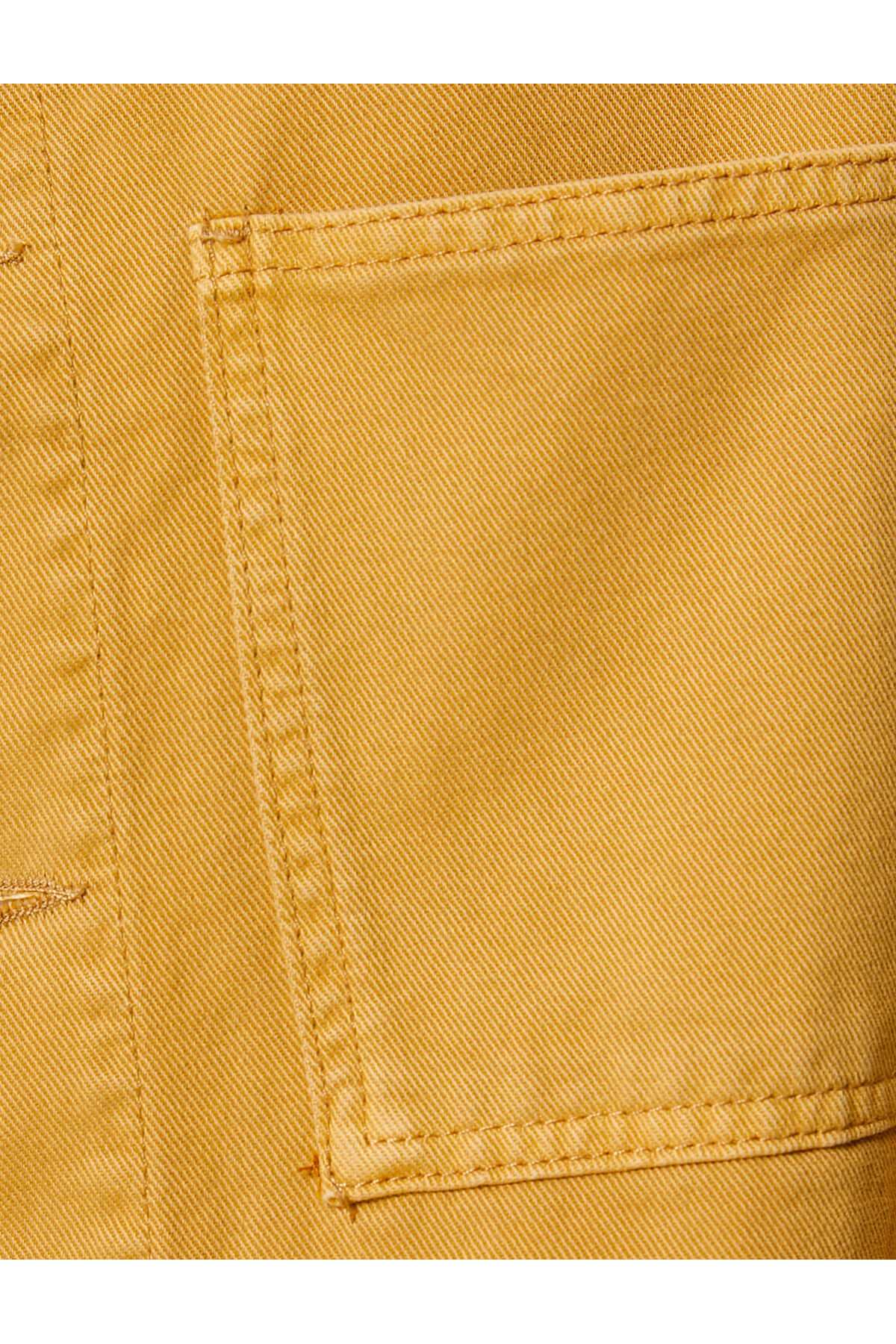 ژاکت بوم جیب یقه کلاسیک دکمه دار