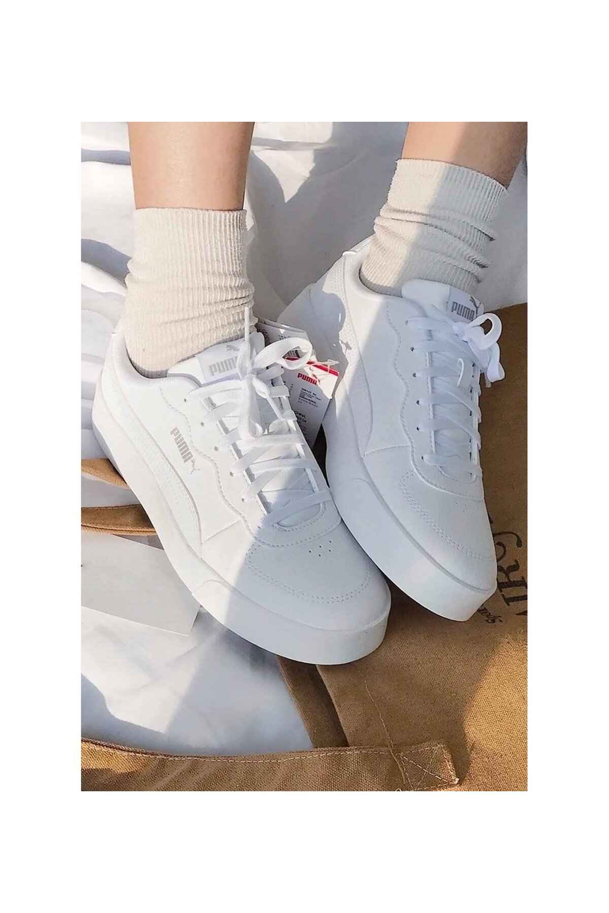 کفش ورزشی پیاده روی راحت روزانه زنانه سفید