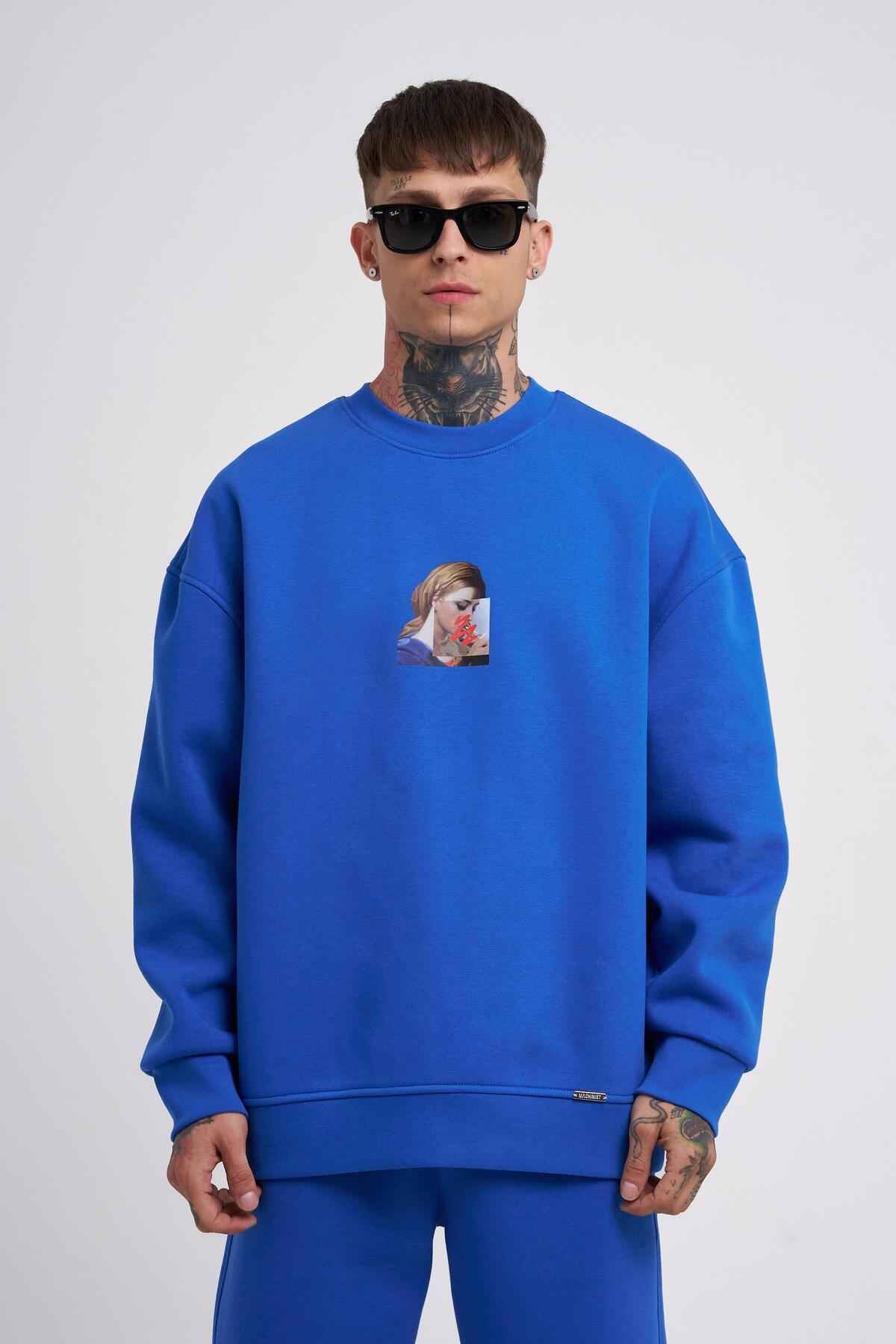 سویشرت مردانه Oversize Holiness Basic ECRU