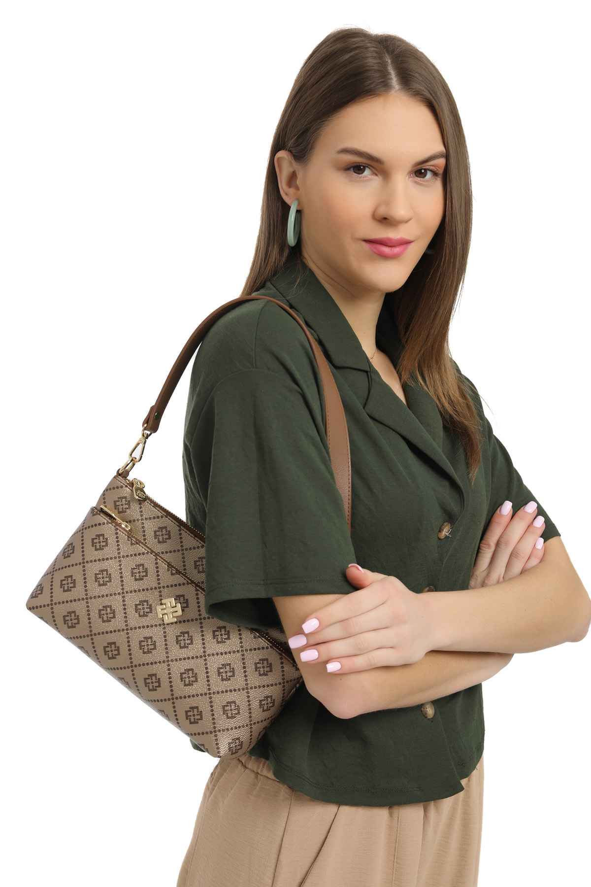 کیف شانه مونوگرام فصل جدید