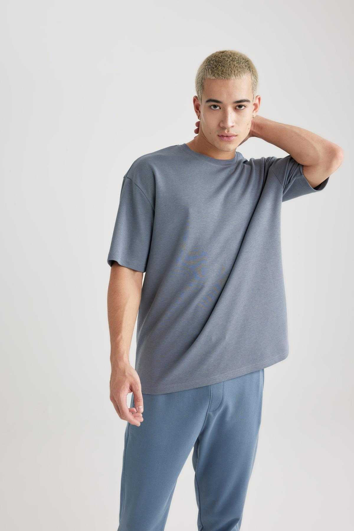 تیشرت یقه ای با سایز بزرگ Fit Crew