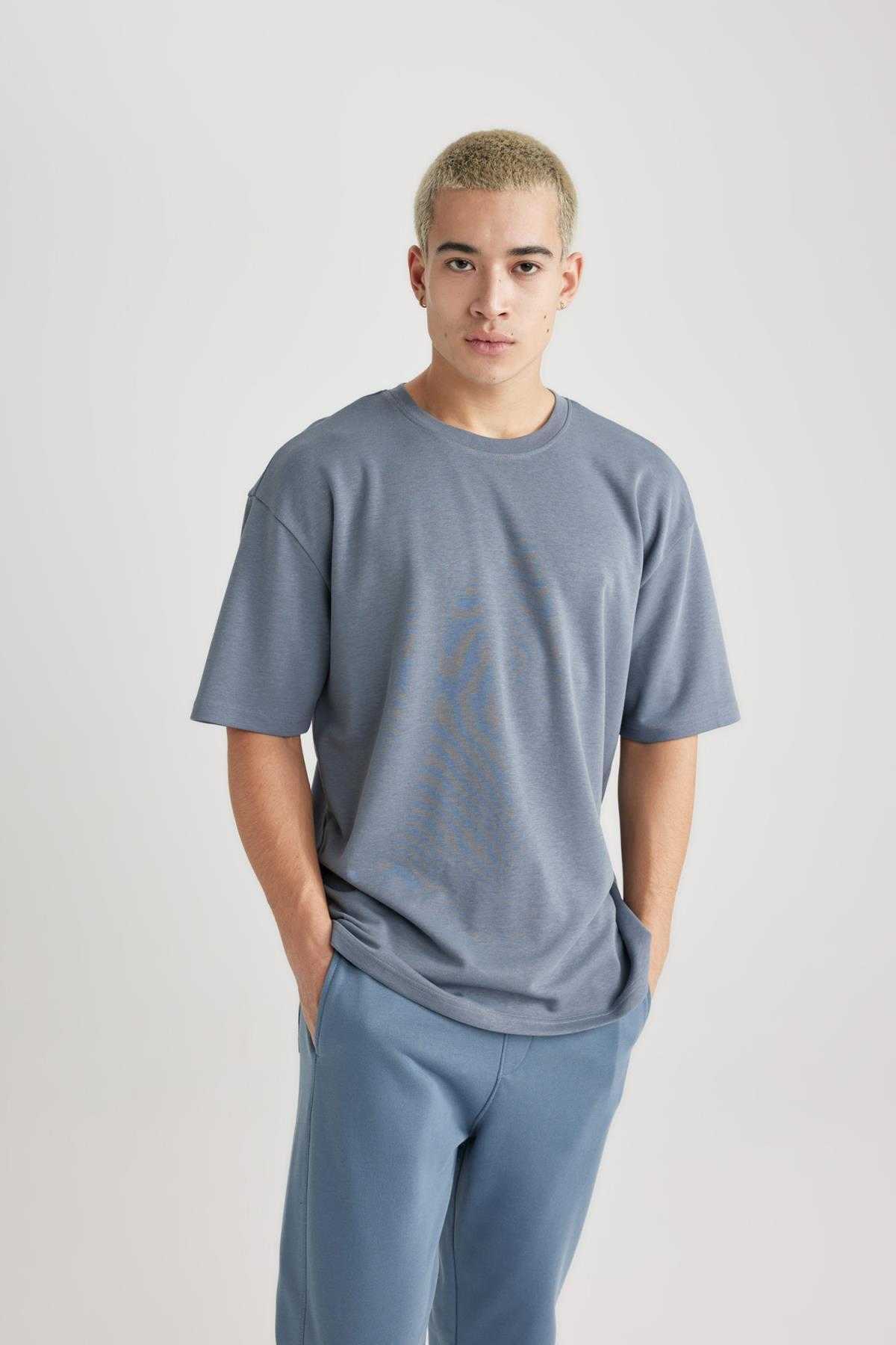 تیشرت یقه ای با سایز بزرگ Fit Crew