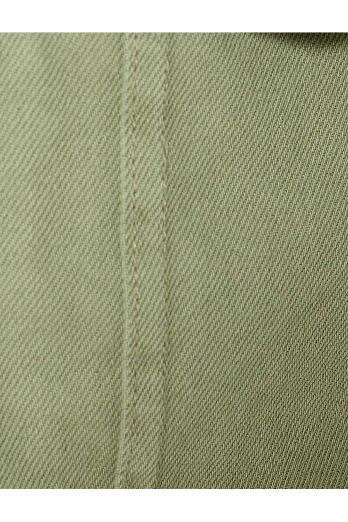 کت جین با جیب باری و پنبه فلپ