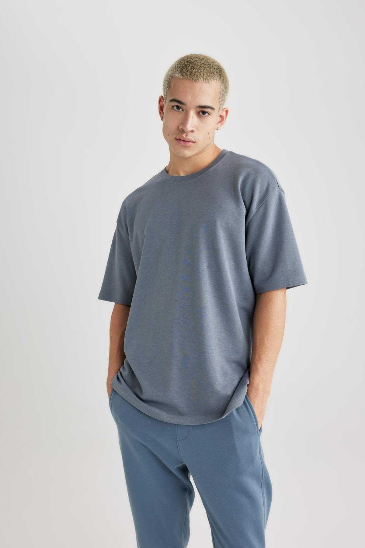 تیشرت یقه ای با سایز بزرگ Fit Crew