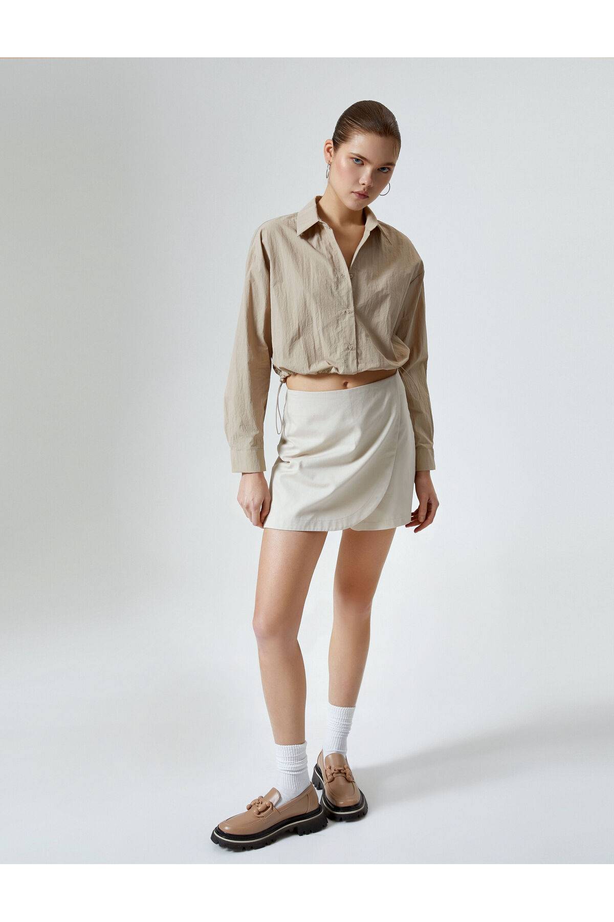 پیراهن پارچهای چتر نجات سایز کمر الاستیک