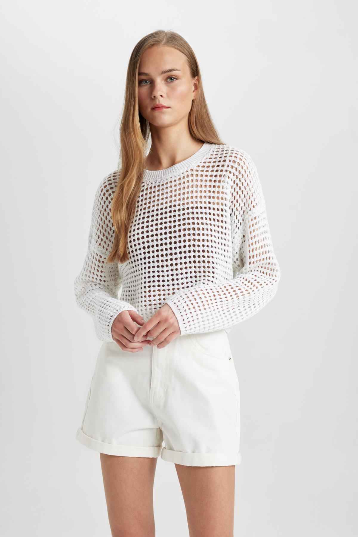 ژاکت یقه ای با تناسب معمولی