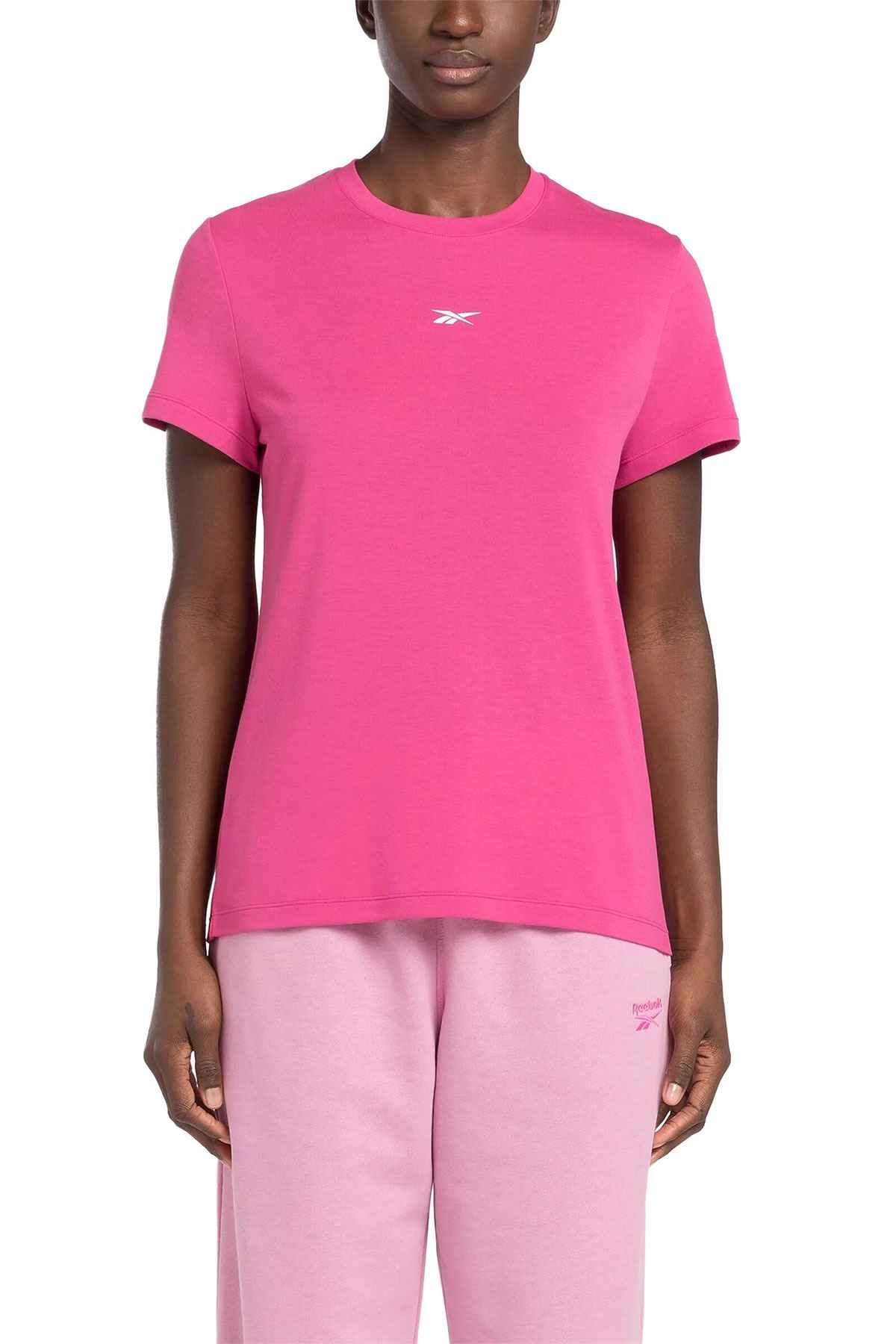 تیشرت آستین کوتاه زنانه فوشیا