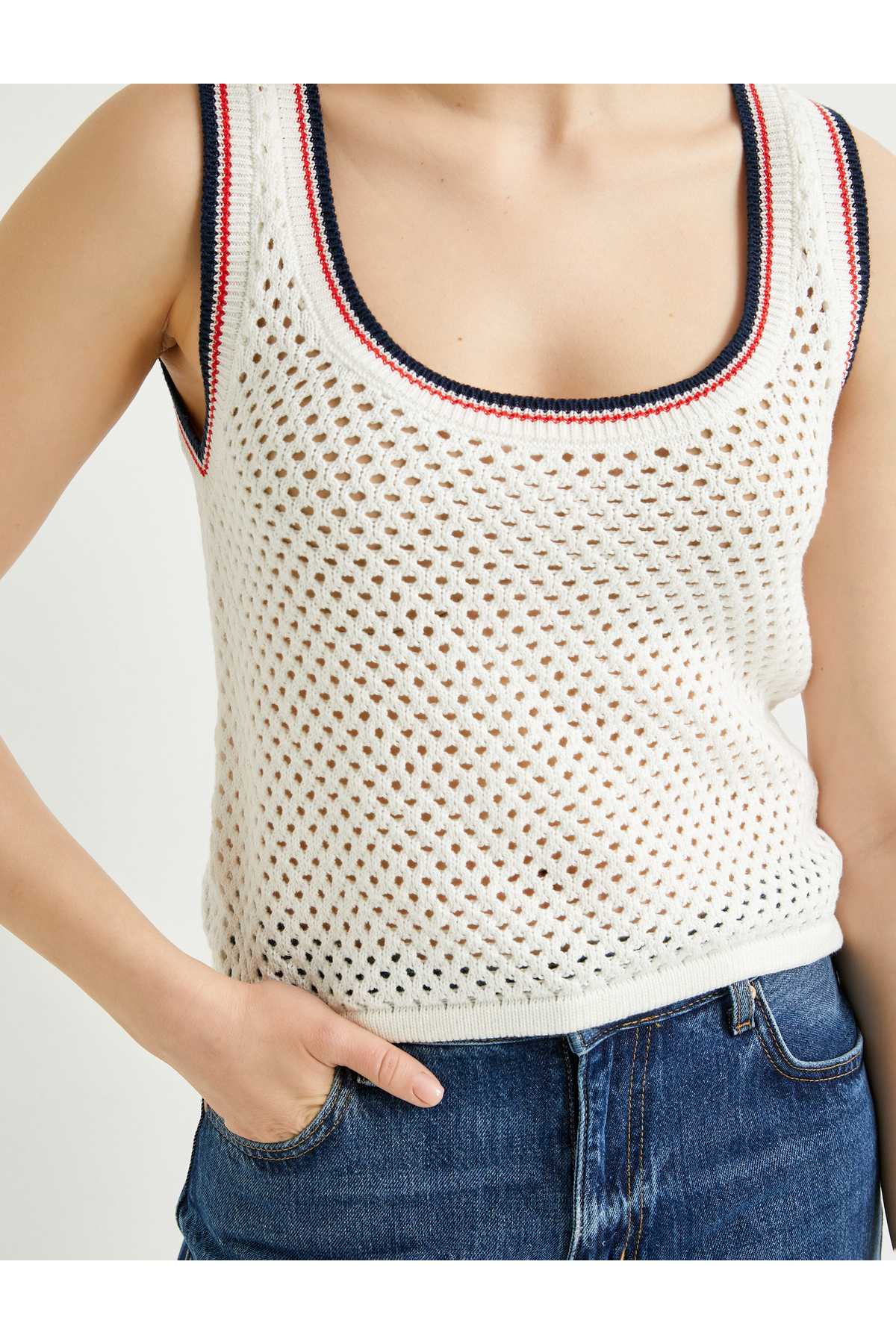 بند ضخیم ورزشکار روباز یقه U