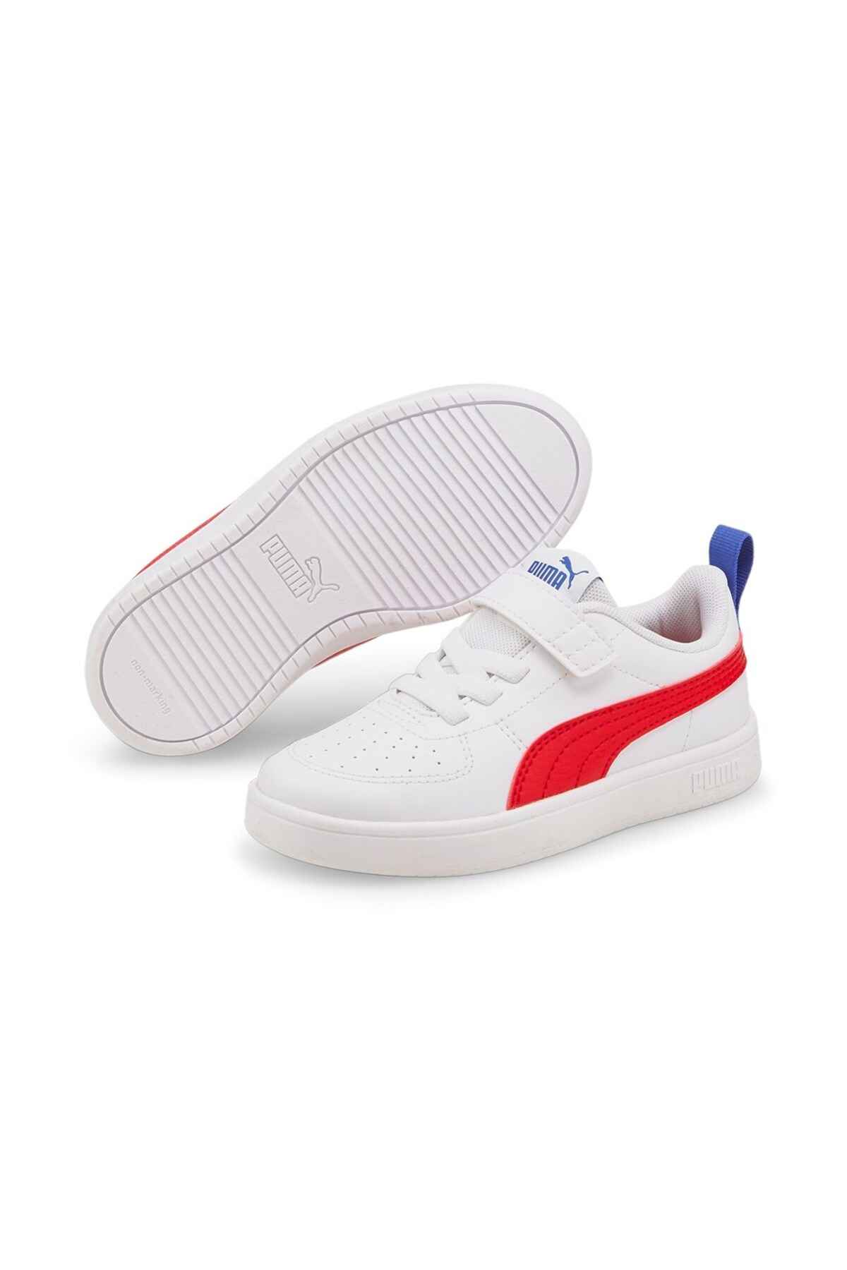 385836-05 Puma Rickie Ac+ Ps کفش ورزشی بچه گانه سفید