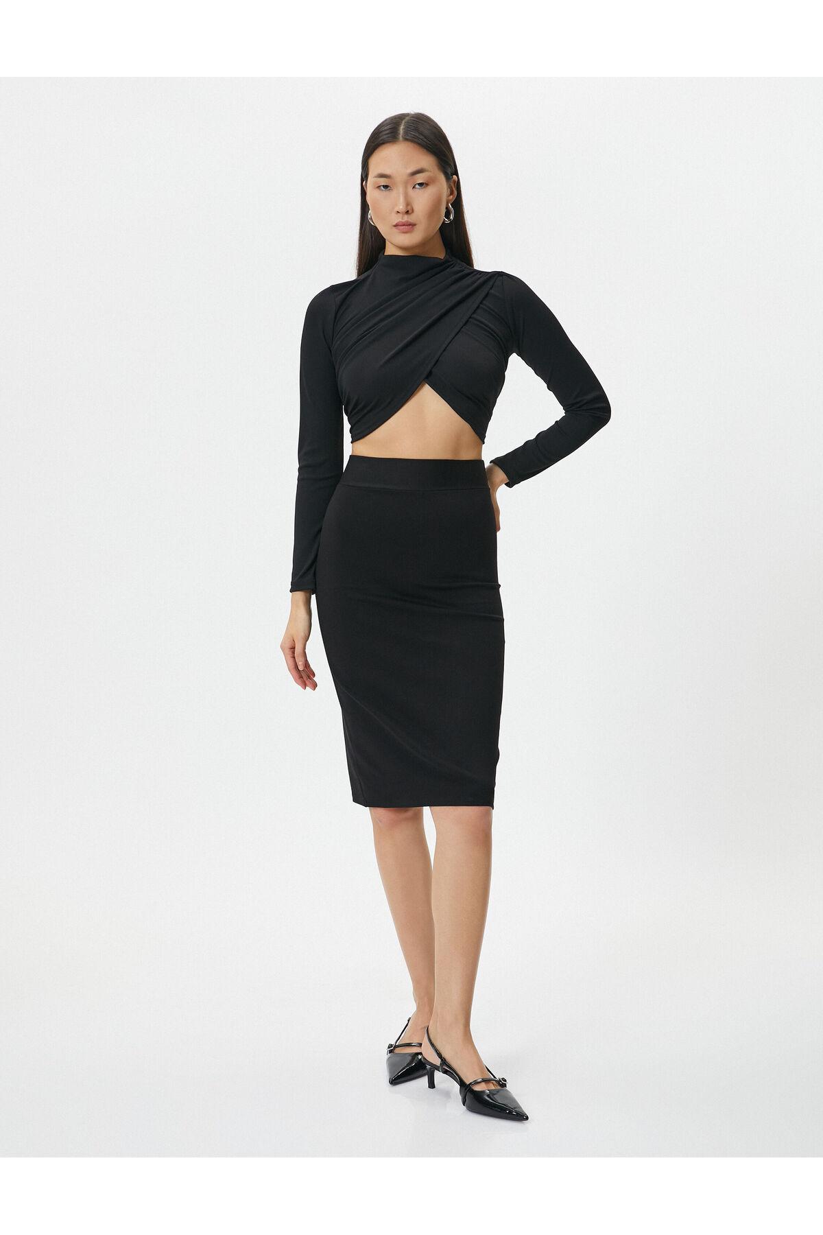 دامن مداد میدی کمر معمولی