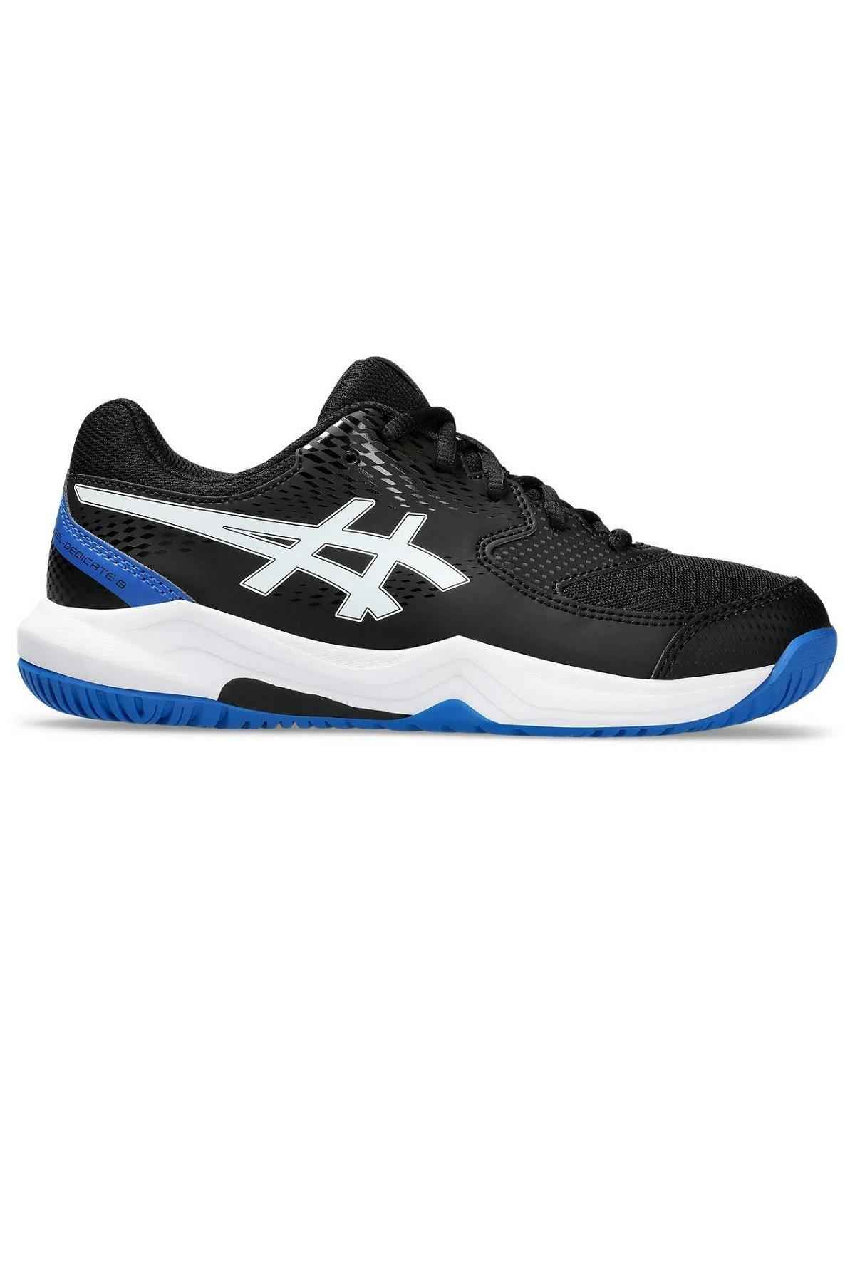 کفش تنیس بچه گانه ژل Dedicate 8 GS مشکی آبی
