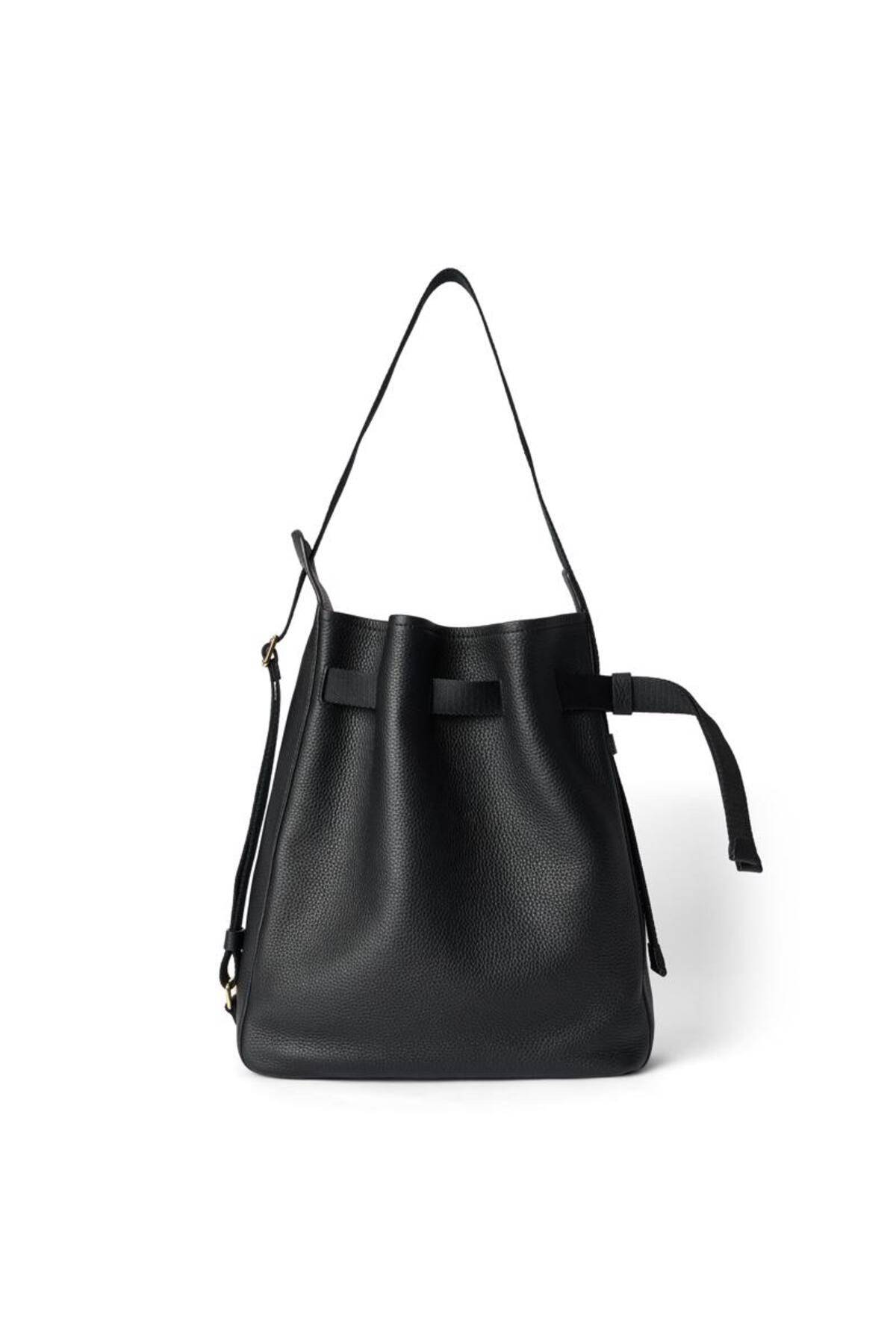 کیف بادبانی M چرم سنگریزه