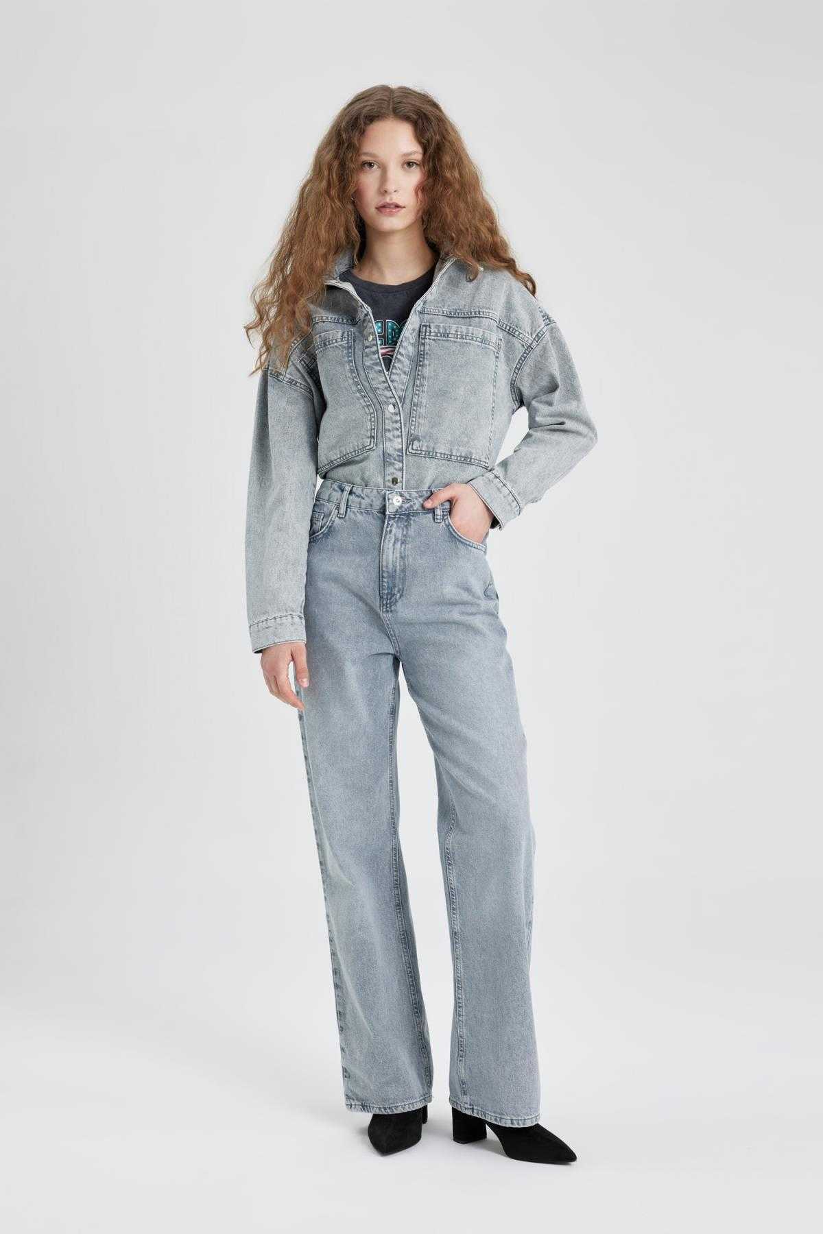 کت پیراهن جین