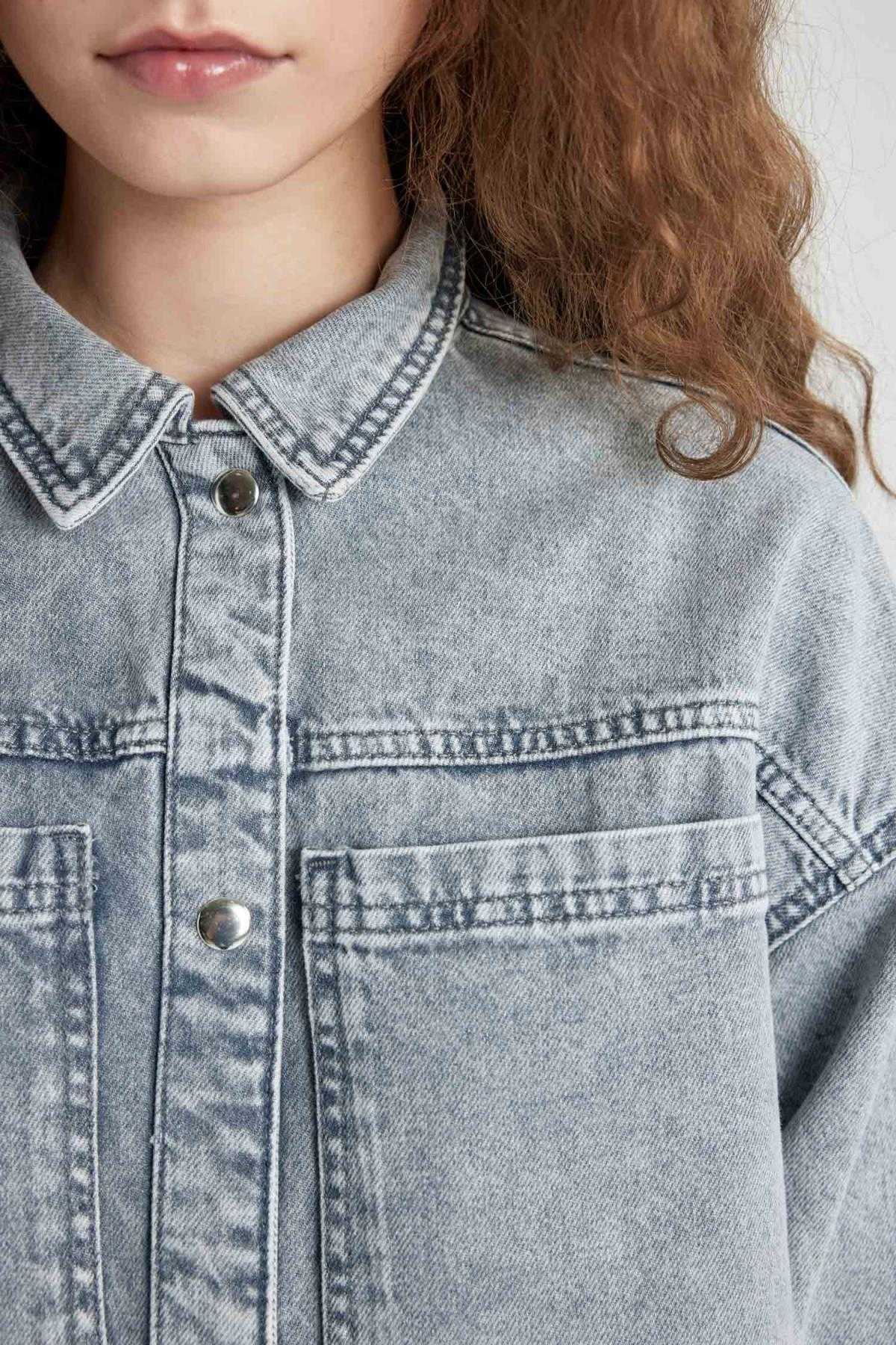 کت پیراهن جین