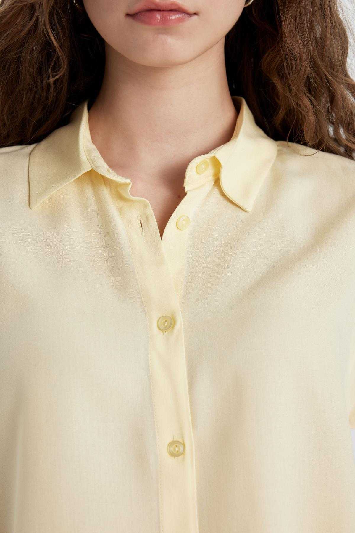 پیراهن آستین کوتاه معمولی Fit N7819az24sp