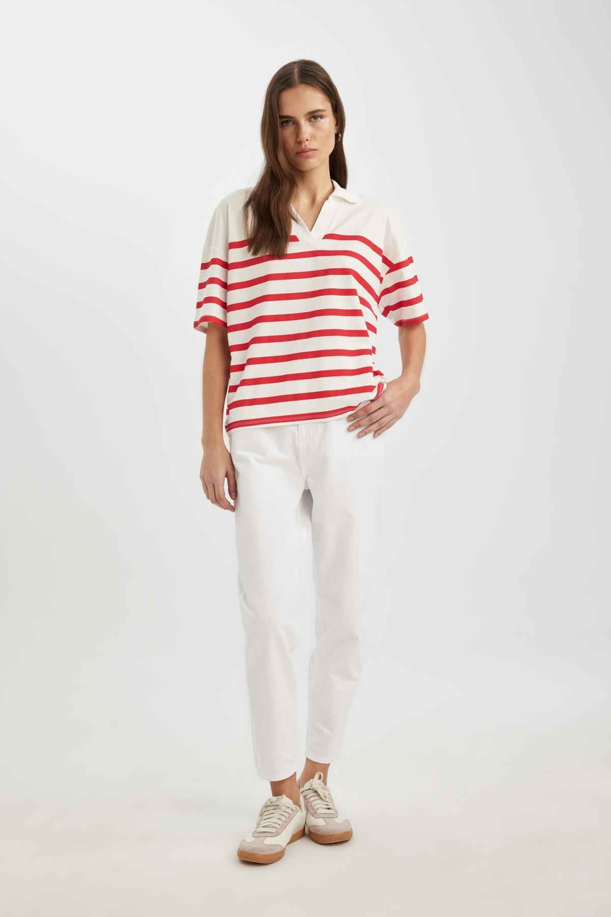 شلوار گاباردین کمری کیسه کاغذی با جیب های کیسه کاغذی