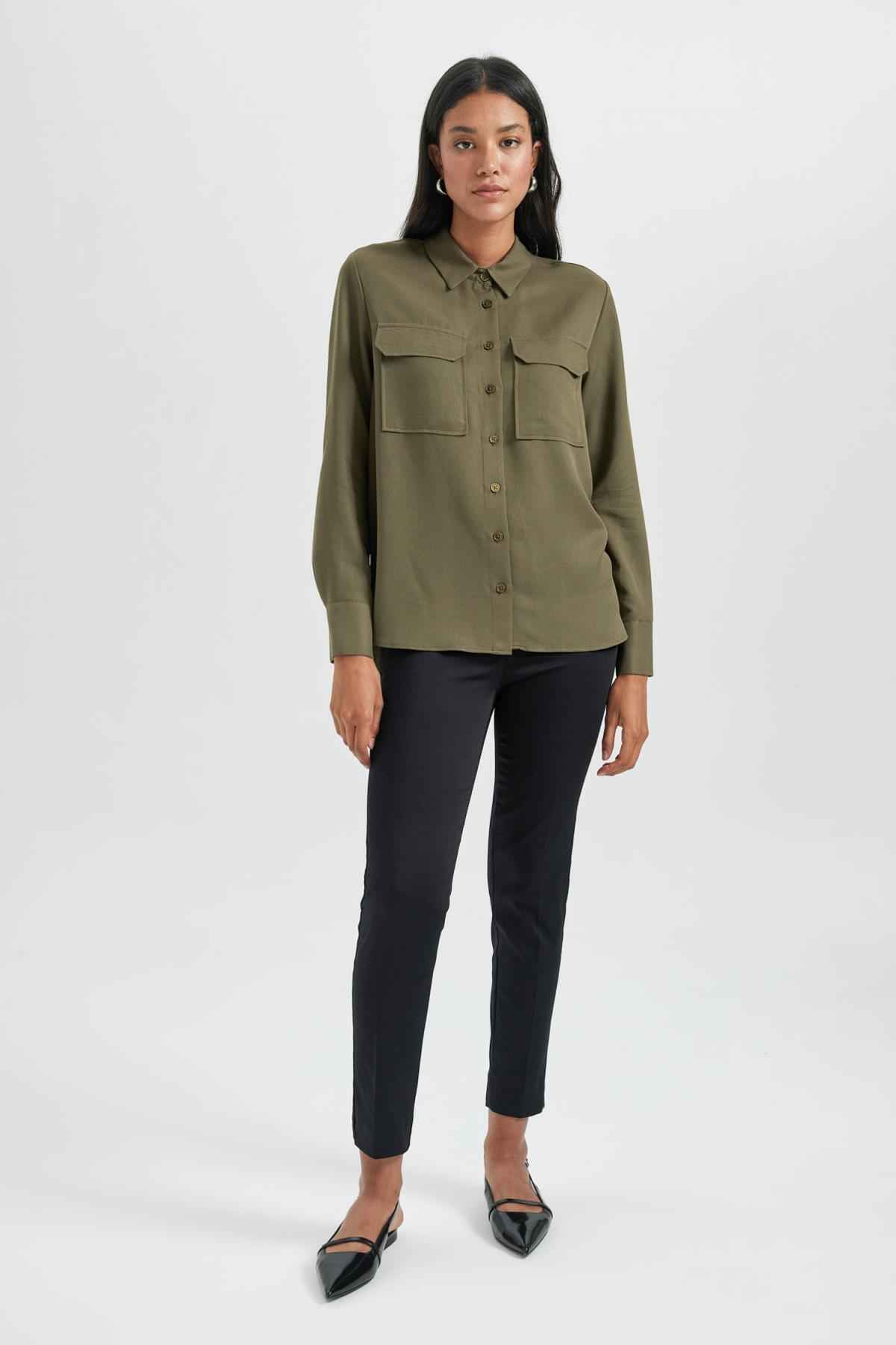 شلوار ساتن پا راست والنتینا