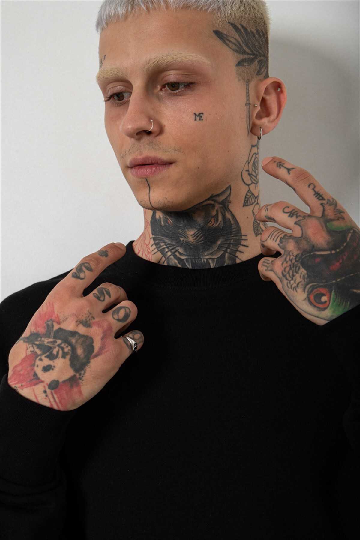 سویشرت مردانه پایه جامد خاکستری روشن