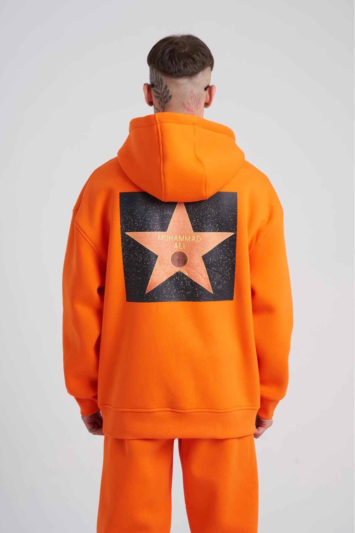 سویشرت مشکی کلاهدار مردانه محمدعلی