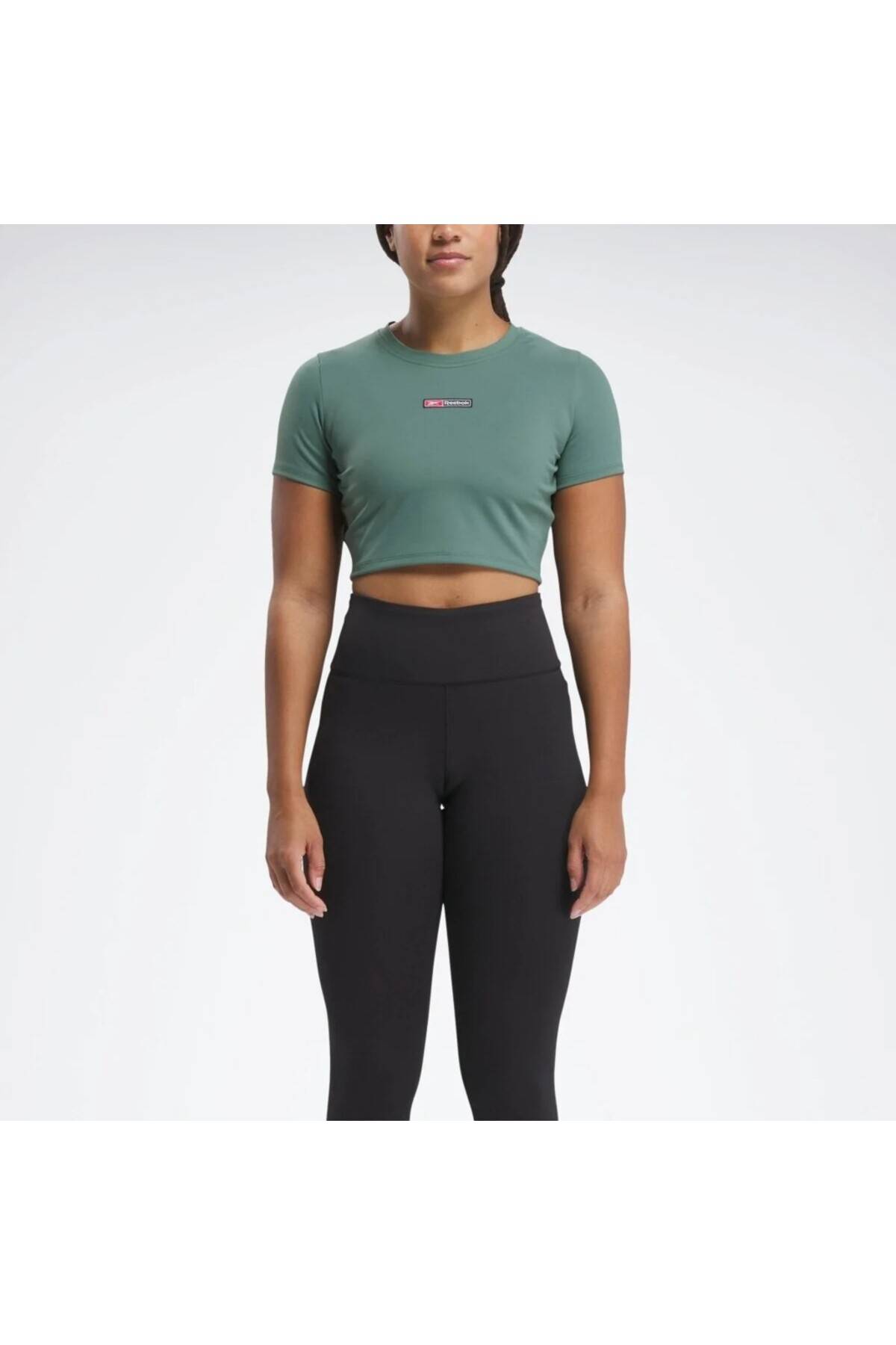 تیشرت زنانه یقه گرد زنانه بولد کراپ لوکس