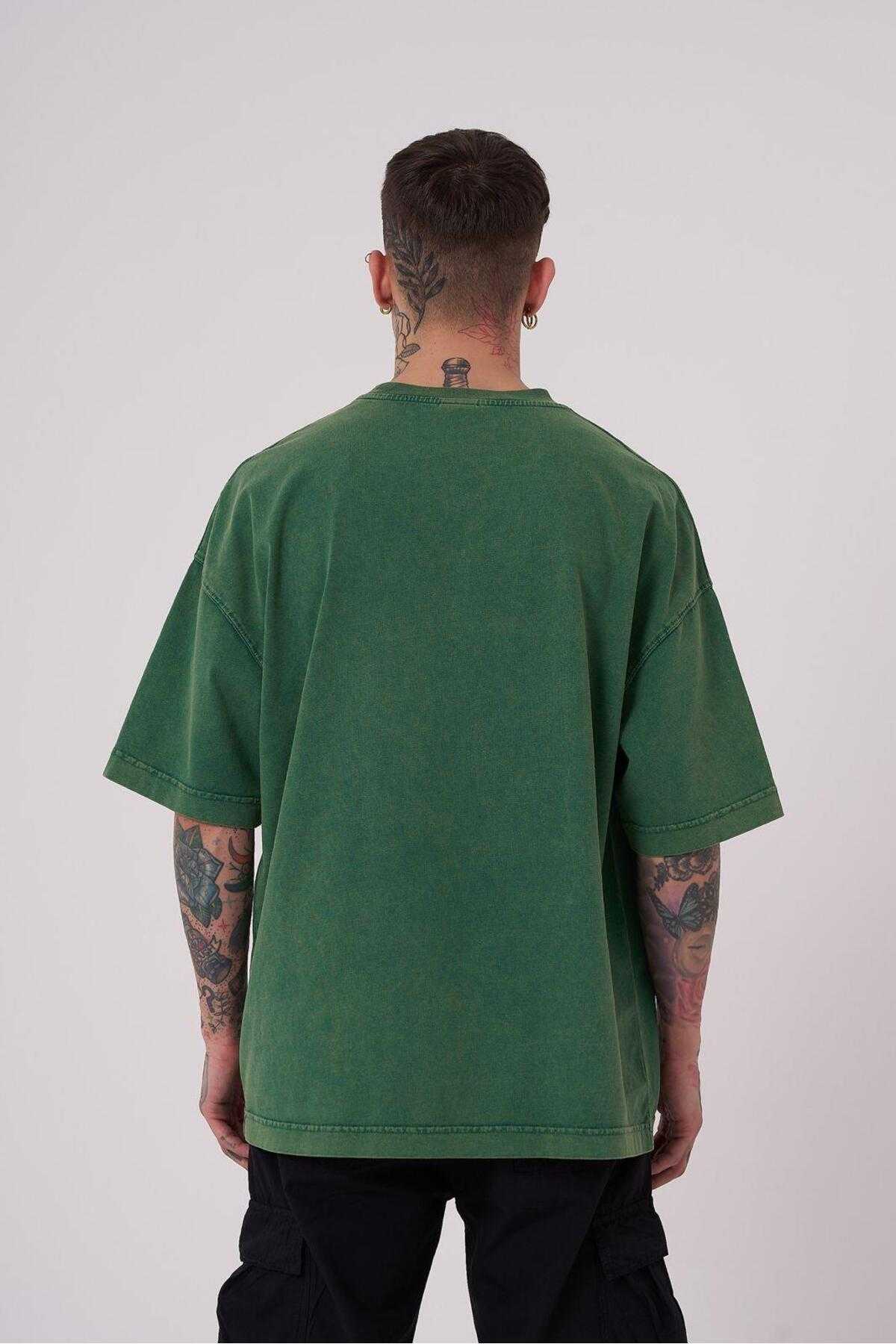 تیشرت مردانه اسپریت شسته اور سایز خالدار خاکستری رایگان