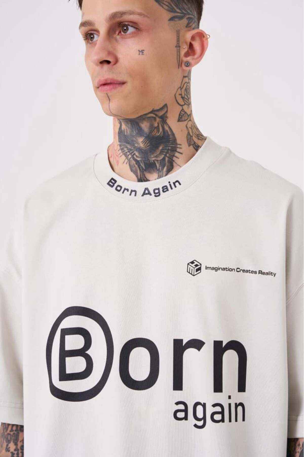 تخیل مردانه تیشرت چاپ شده سبز روشن را ایجاد می کند