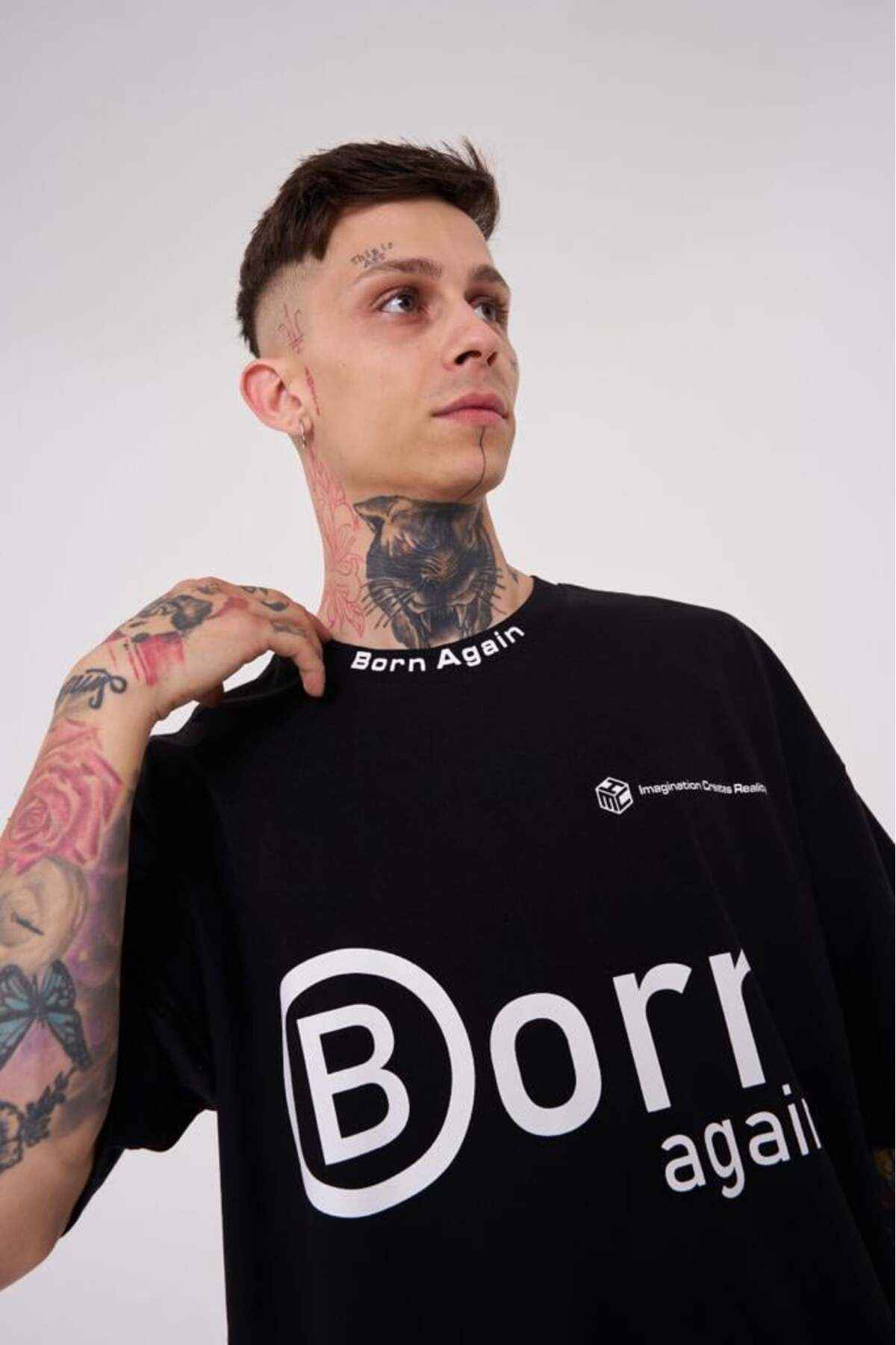 تخیل مردانه تیشرت چاپ شده سبز روشن را ایجاد می کند