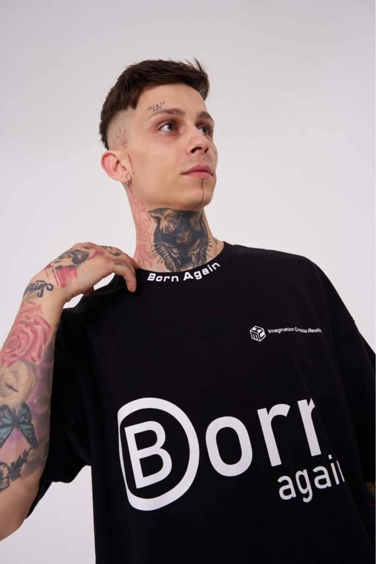 تخیل مردانه تیشرت چاپ شده سبز روشن را ایجاد می کند