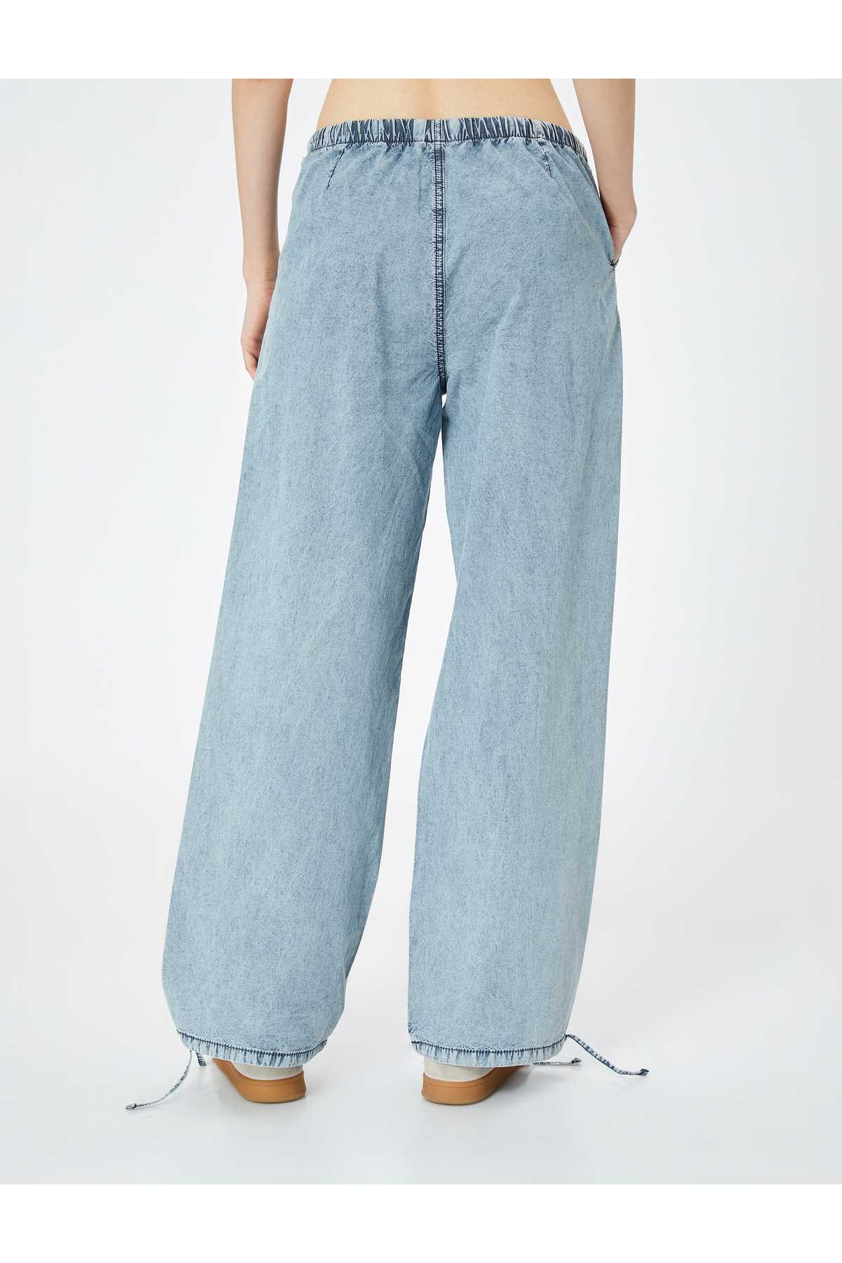 شلوار جین چتر نجات بزرگ جیب کمری استاندارد - Parachute Jean