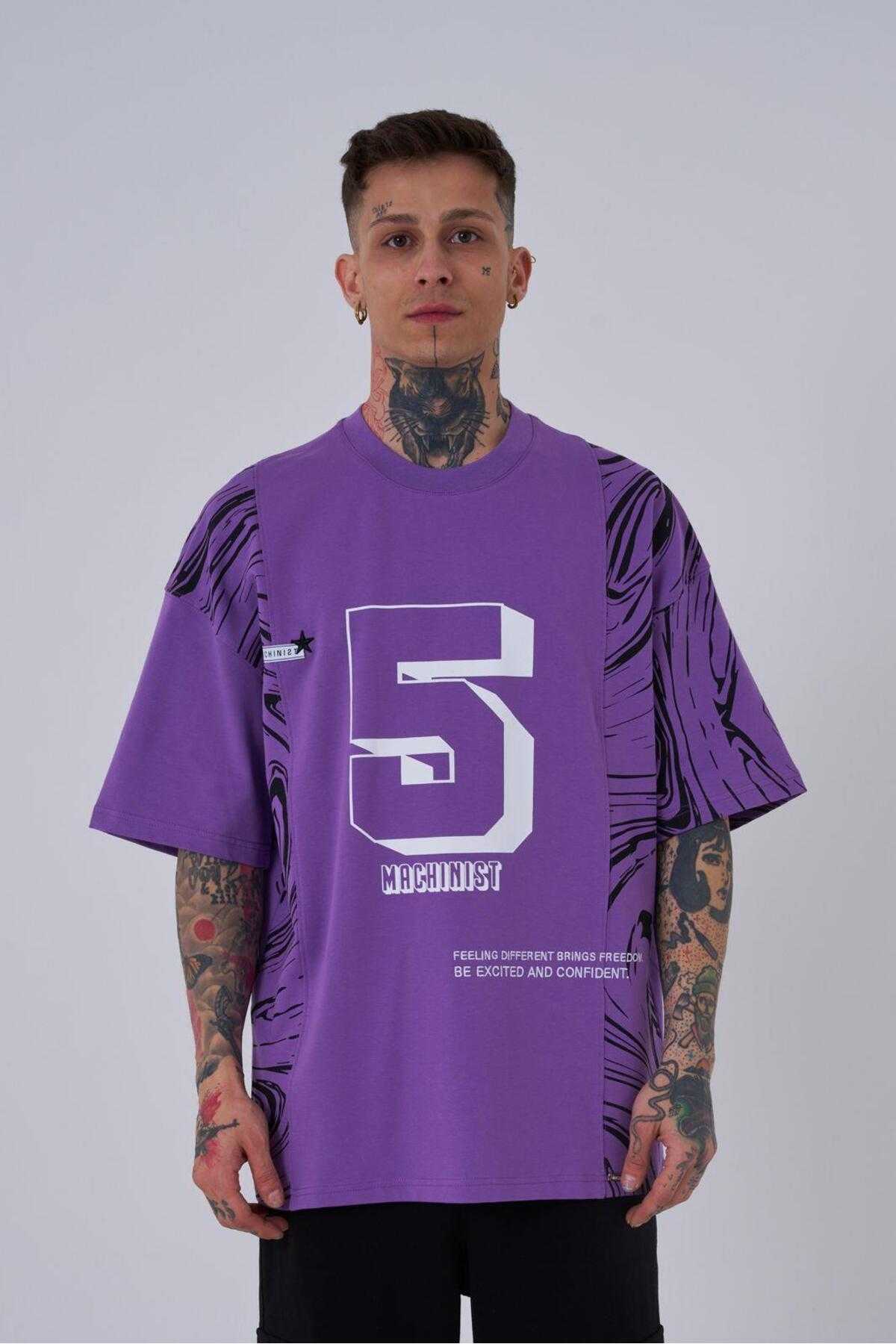 تیشرت مردانه اکرو سایز چاپ شده شماره 5