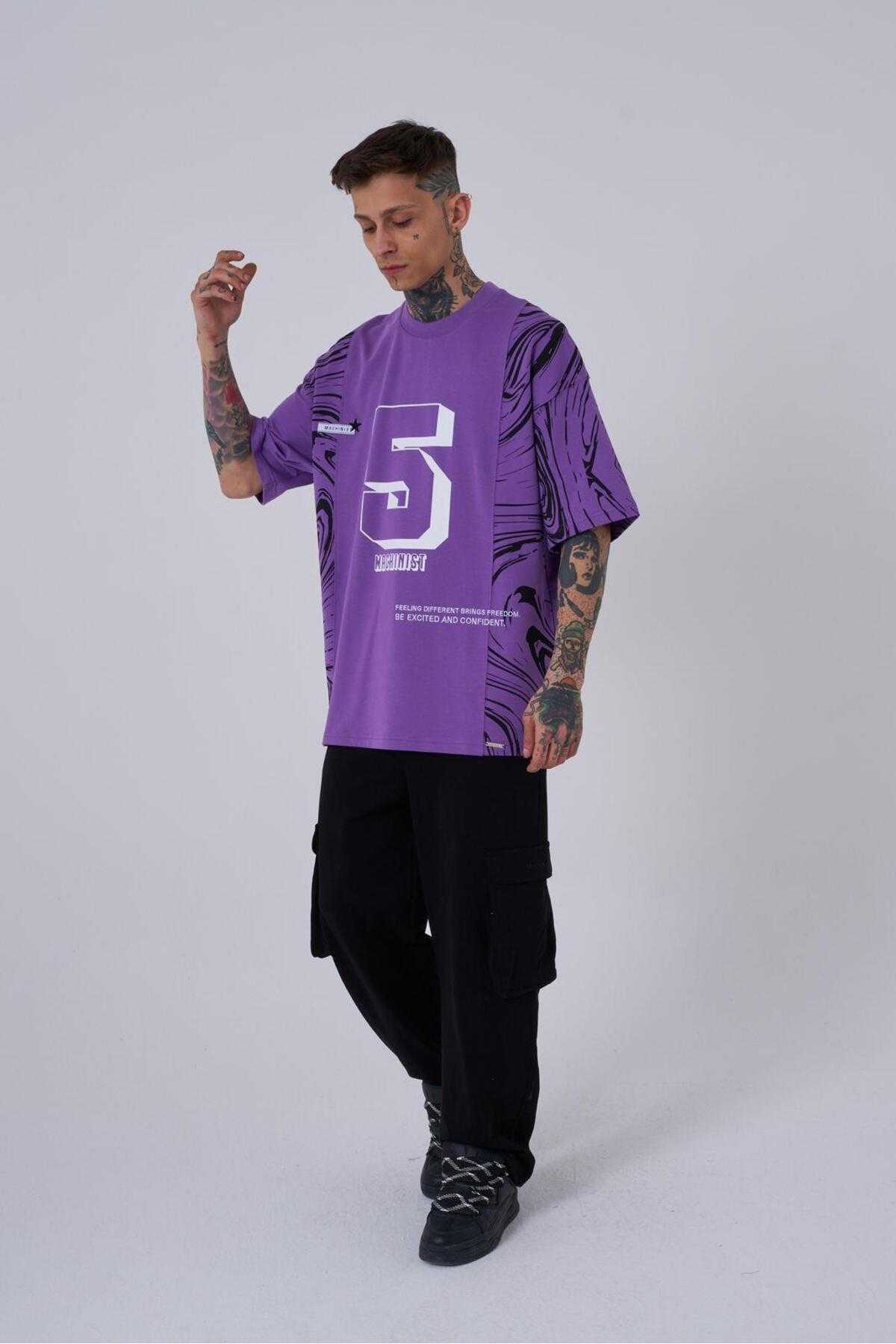 تیشرت مردانه اکرو سایز چاپ شده شماره 5