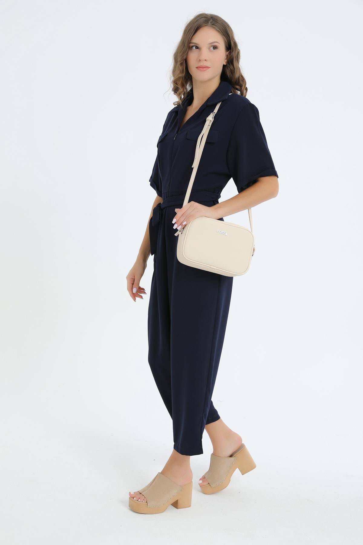 کیف شانه زنانه آبی